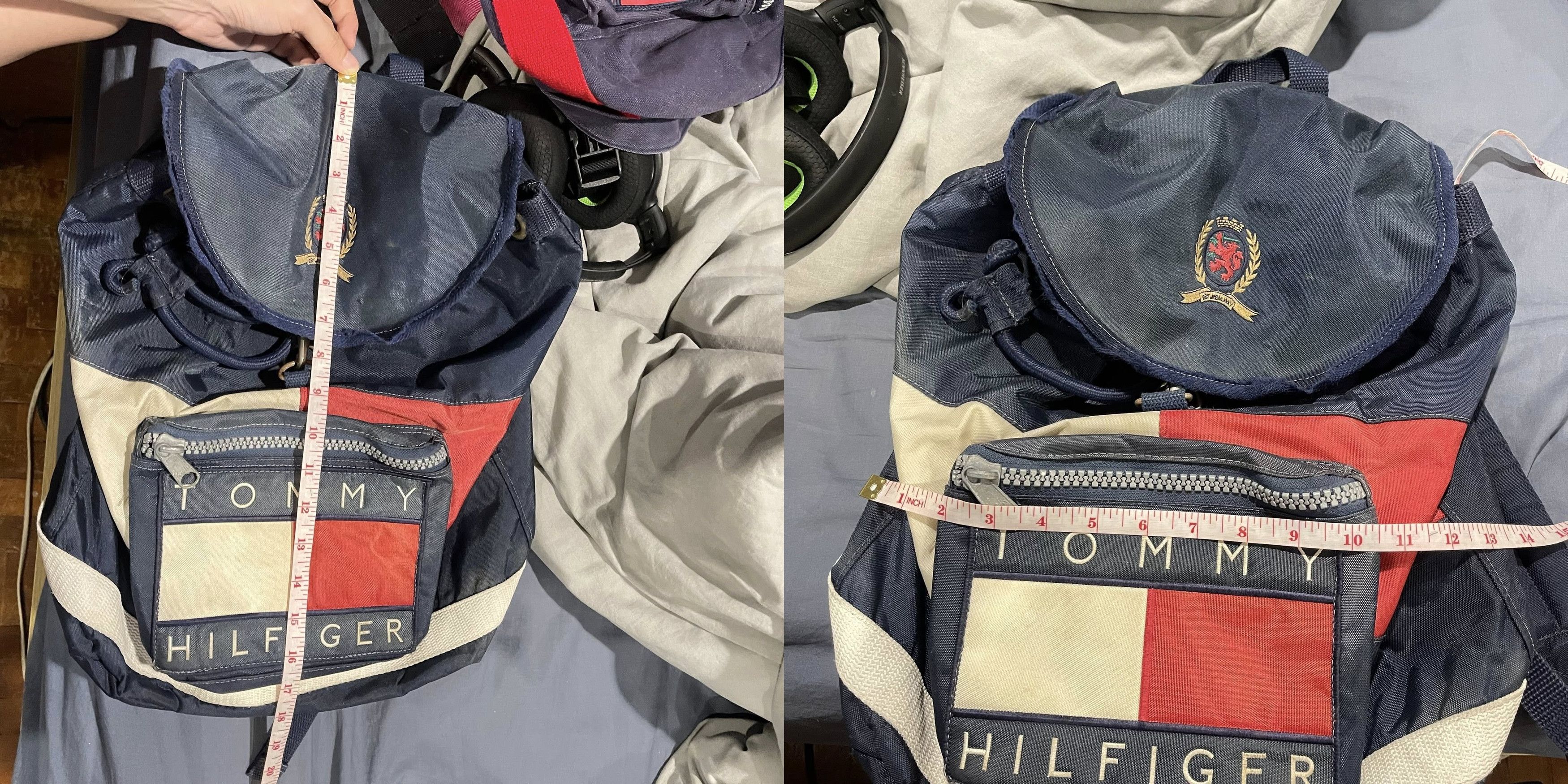 Tommy Hilfiger Vintage 90s Tommy Hilfiger Backpack Size ONE SIZE - 8 Thumbnail