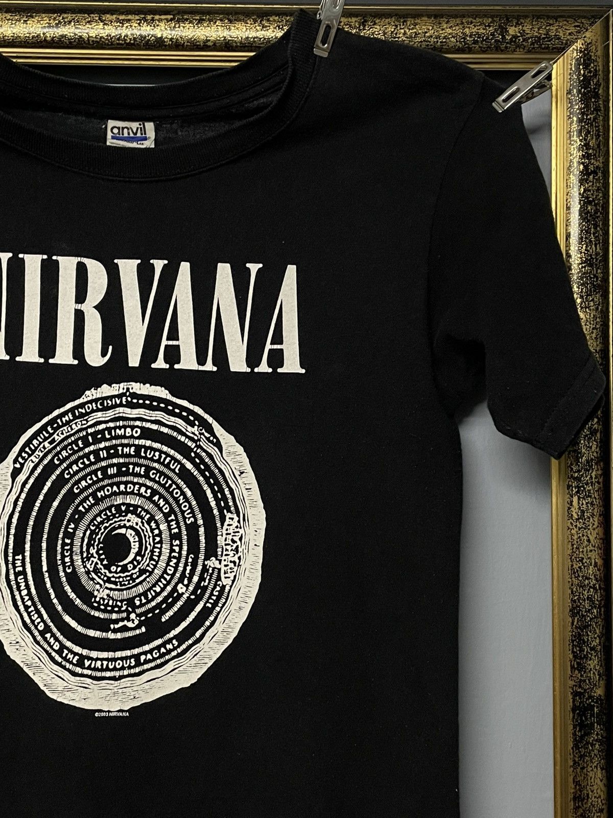 Vintage Vintage Nirvana Vestibule Hell Circle Grunge Music Tshirt Size US S / EU 44-46 / 1 - 5 Thumbnail