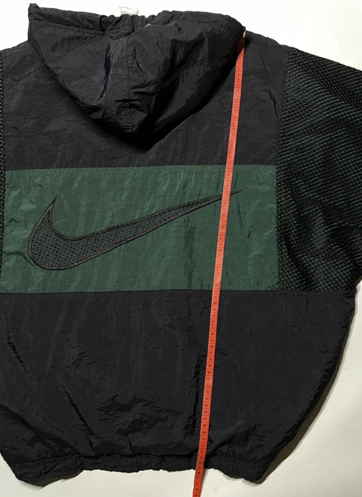 Nike × Vintage Nike Air 90s Hooded Lightweight Winter Swoosh puffer Jacket Size US XL / EU 56 / 4 - 17 Thumbnail