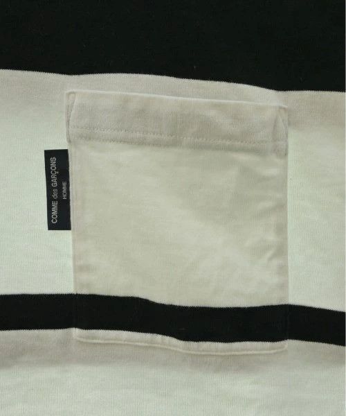 Comme des Garcons Homme T-Shirt all-over pattern crewneck chest pocket White x black Size US XL / EU 56 / 4 - 6 Thumbnail