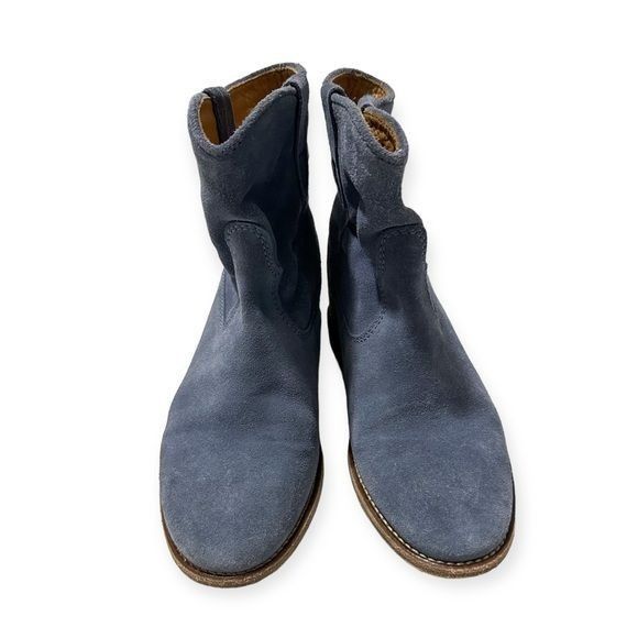 Isabel Marant Isabel Marant Crisi Ankle Boots in Light Blue Suede, Size 36 Size US 6 / IT 36 - 3 Thumbnail
