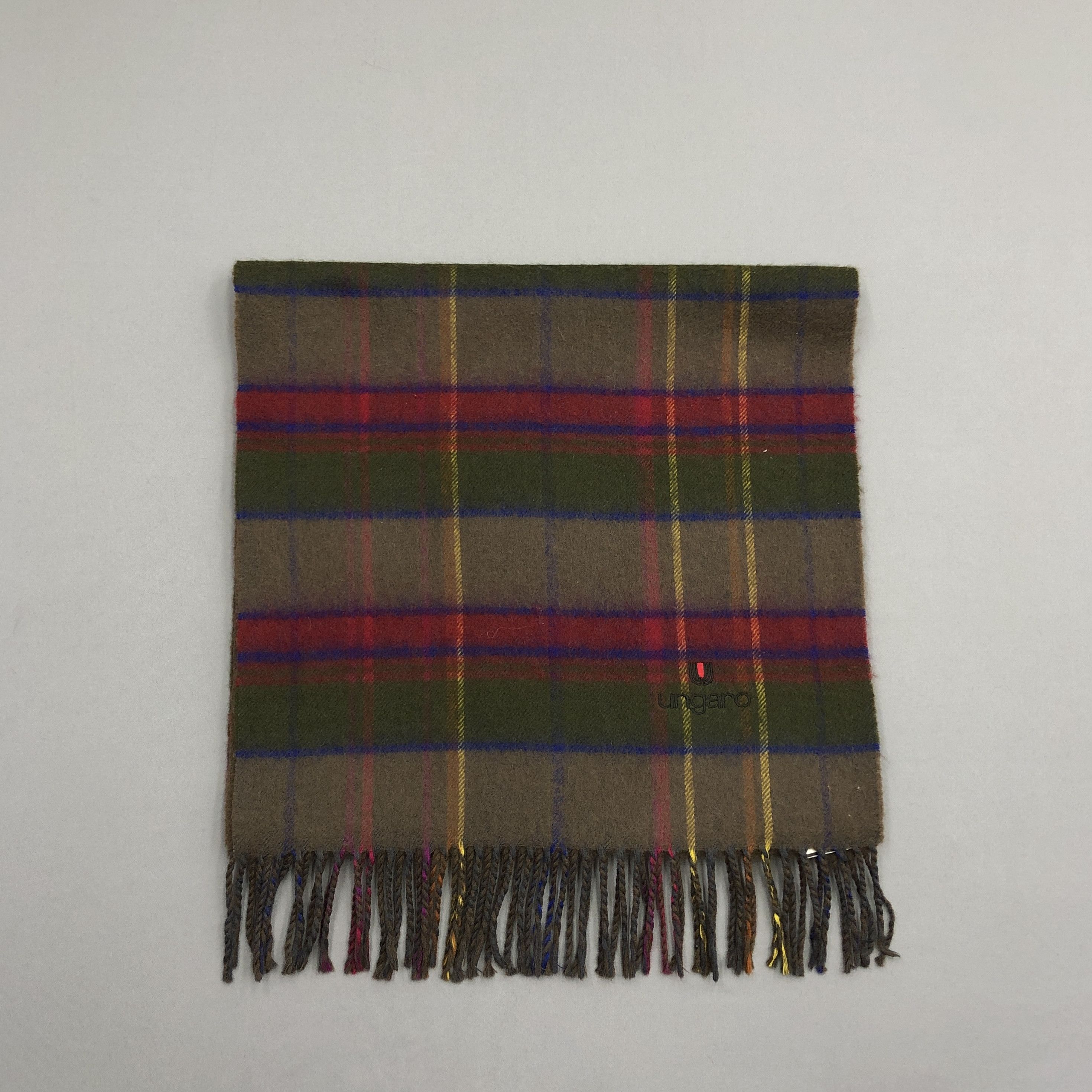 Emanuel Ungaro Vintage Ungaro Scarf Muffler Wool Cashmere Scarves Size ONE SIZE - 2 Thumbnail