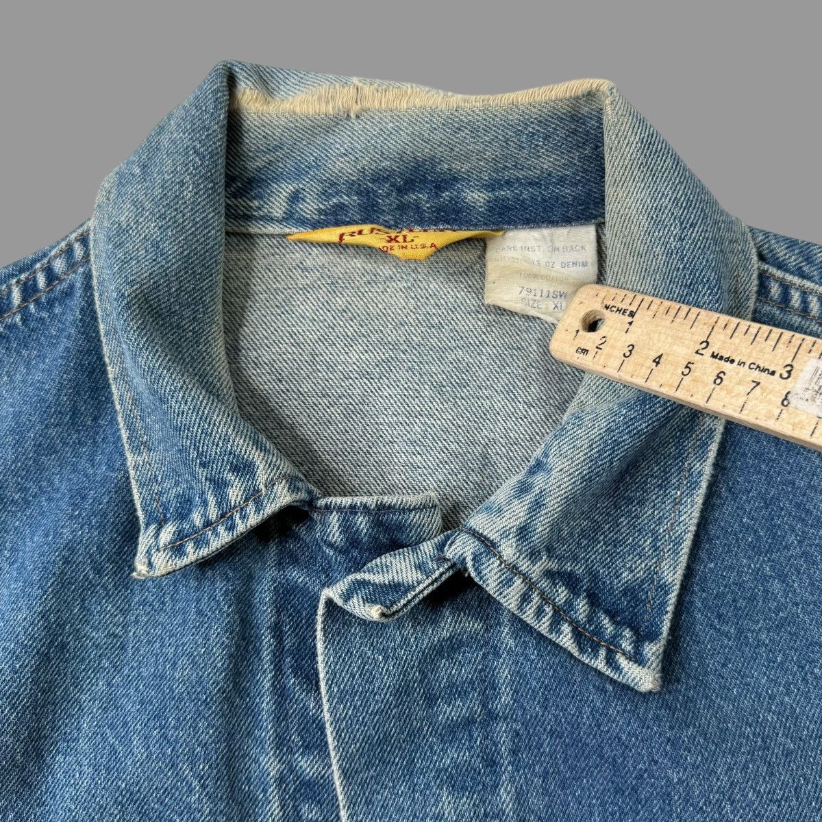 Vintage Vintage 1980s denim trucker jacket Size US XL / EU 56 / 4 - 5 Thumbnail
