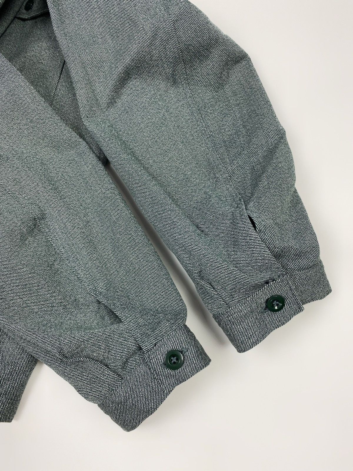 Vintage 1970’s Vintage Swiss Salt&Pepper 2 Pocket Boxy Work Jacket Size US XXL / EU 58 / 5 - 6 Thumbnail