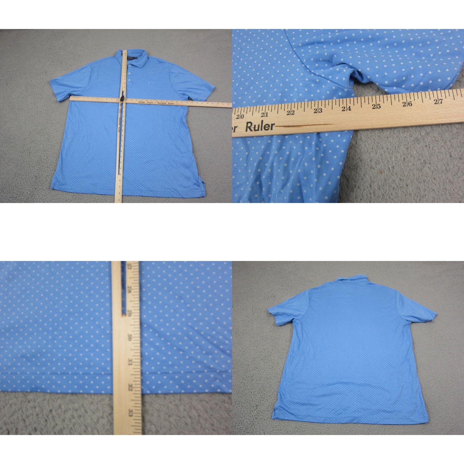 Polo Ralph Lauren Polo Ralph Lauren Polo Shirt XL Blue Polka Dot Golf Mens Polo Shirt XL Blue Polo Ralph Lauren Polo Shirt Polka Dot Golf Mens Size US XL / EU 56 / 4 - 8 Thumbnail