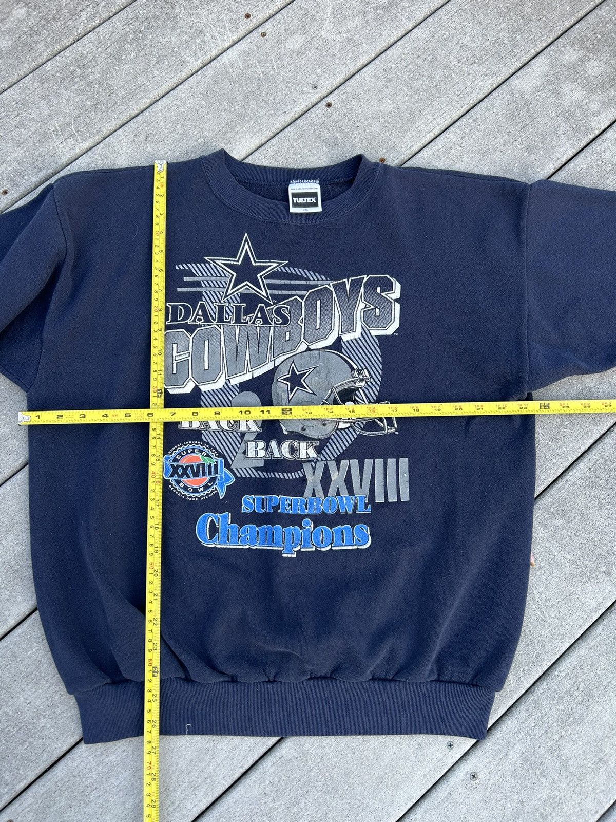 NFL × Vintage Vintage Dallas Cowboys Crewneck Size US L / EU 52-54 / 3 - 3 Thumbnail