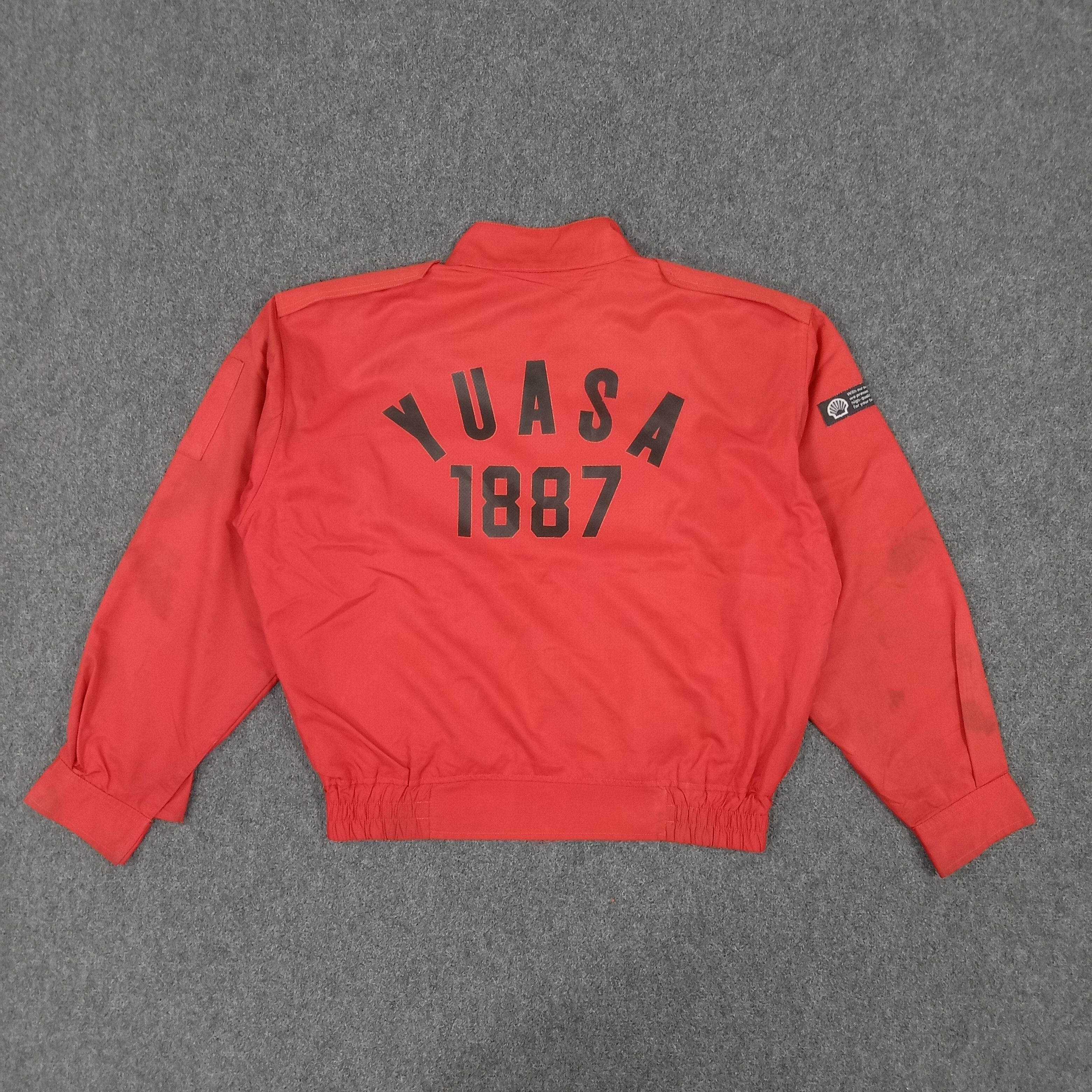 Ferrari × Vintage Shell Formula One Yuasa 1887 Ferrari Racing Jacket Size US L / EU 52-54 / 3 - 4 Thumbnail