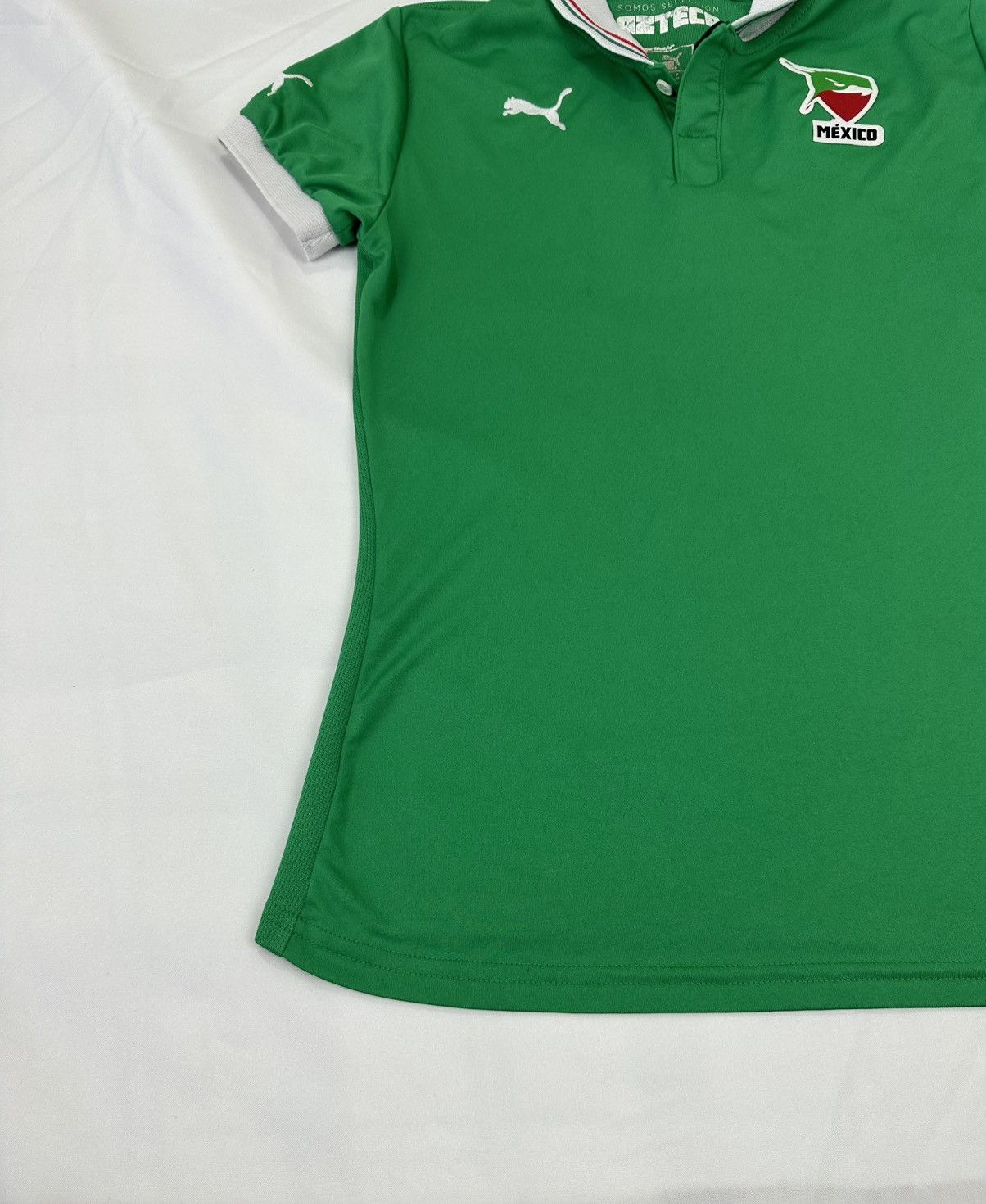 Puma Rare Women’s Puma Mexico Blockcore Jersey 2014 World Cup M Size M / US 6-8 / IT 42-44 - 3 Thumbnail