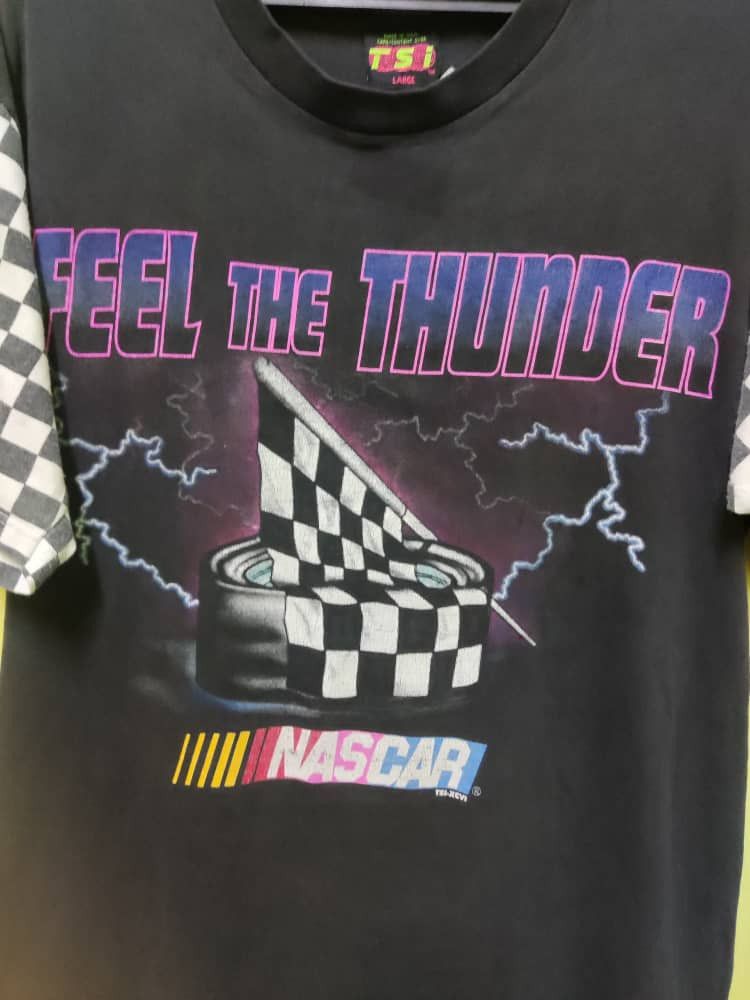 NASCAR Vintage Nascar FEEL THE THUNDER Size US L / EU 52-54 / 3 - 2 Thumbnail