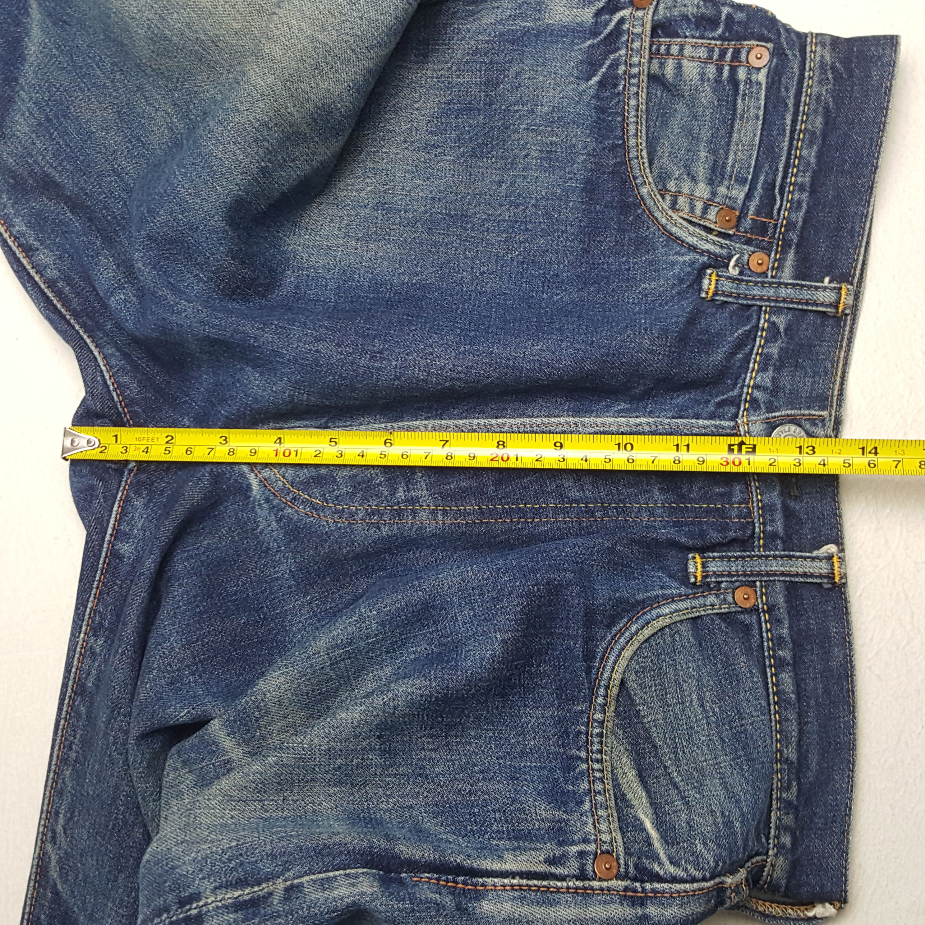 Evisu × Vintage Vintage Evisu No2 Selvedge Custom Art Daicock Denim Jeans Size US 28 / EU 44 - 8 Thumbnail