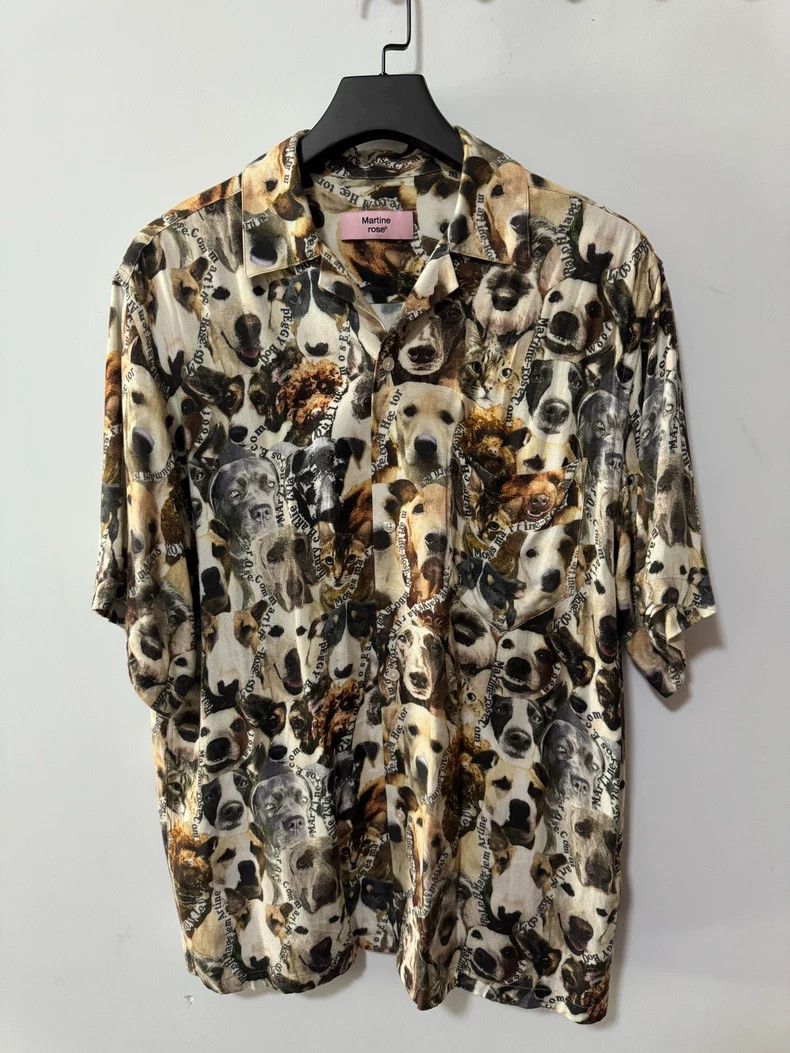 Other Martine Rose Full printed puppy short sleeved shirt Size US S / EU 44-46 / 1 - 3 Thumbnail