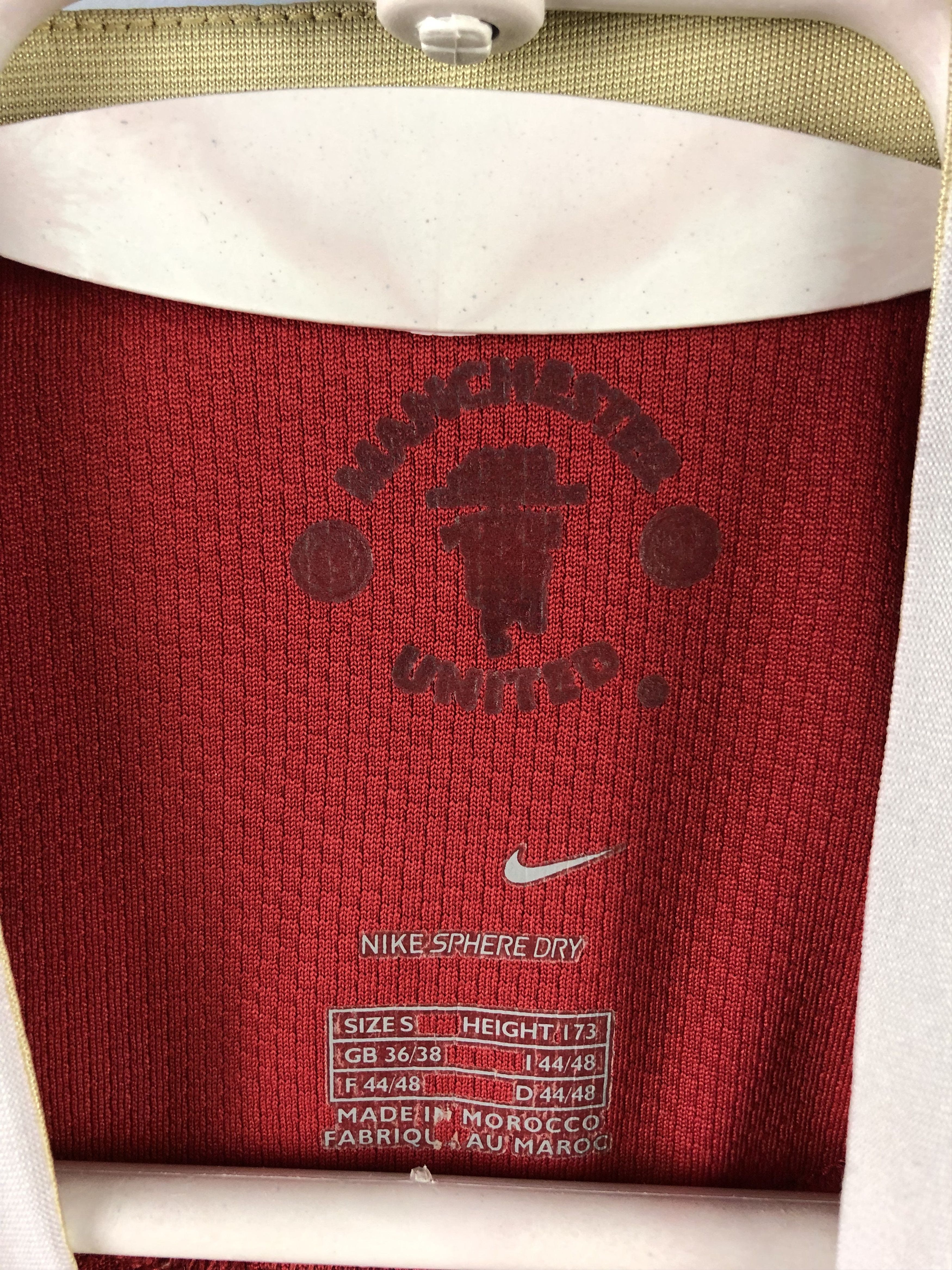 Nike Manchester United shirt 2006 Soccer Nike Jersey Mens Trikot Size US S / EU 44-46 / 1 - 8 Thumbnail