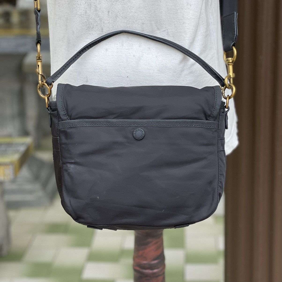 Tory Burch Tory Burch Scout Nylon Black Crossbody Size ONE SIZE - 15 Thumbnail