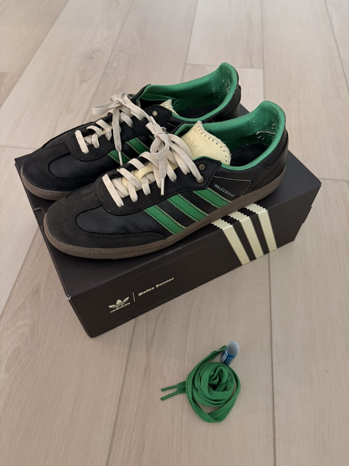 adidas gazelle silver green womens adidas Samba Wales Bonner Black