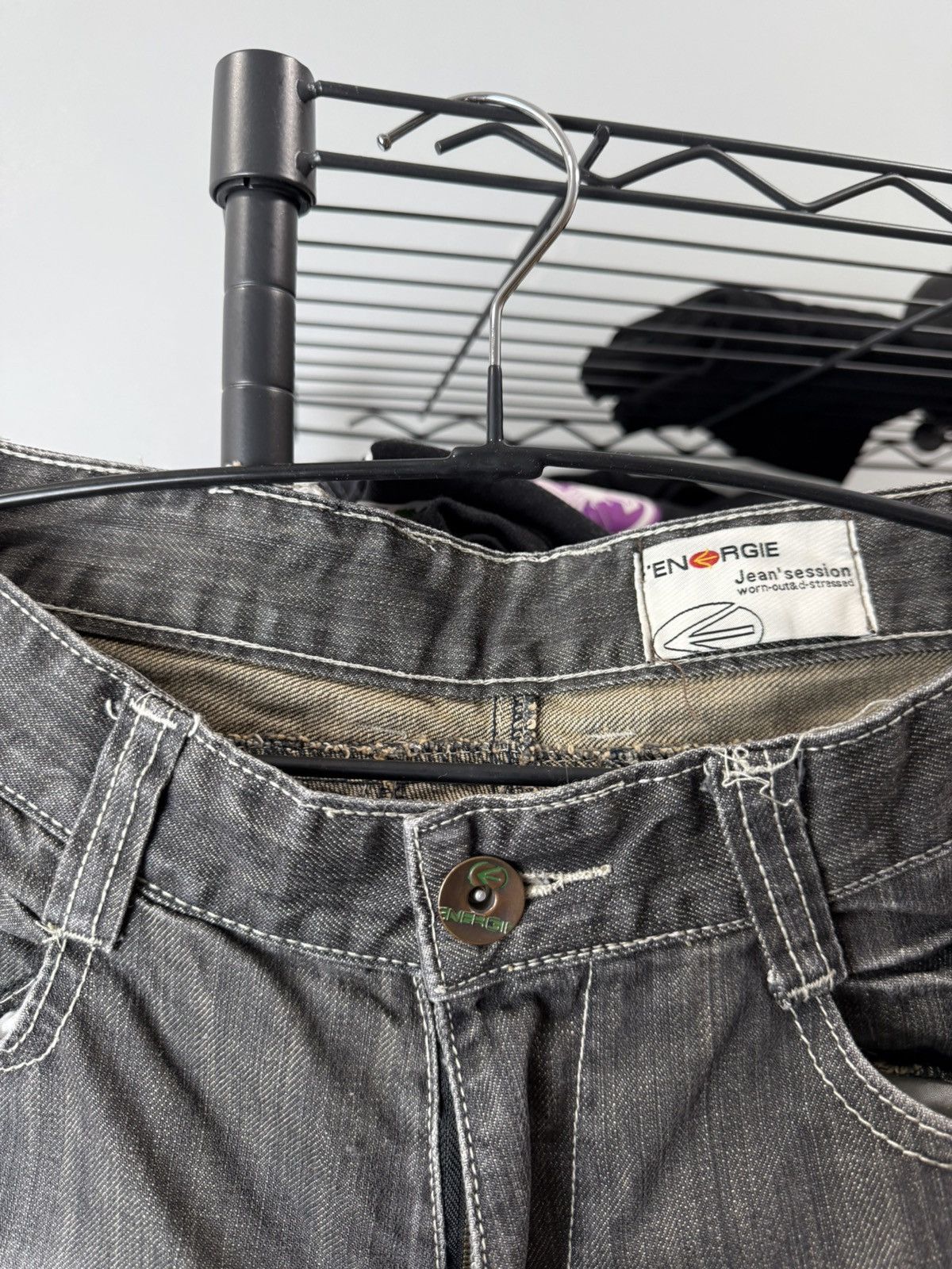Energie Y2K Vintage Energie Wash Denim Pants Miss Sixty Size US 30 / EU 46 - 6 Thumbnail