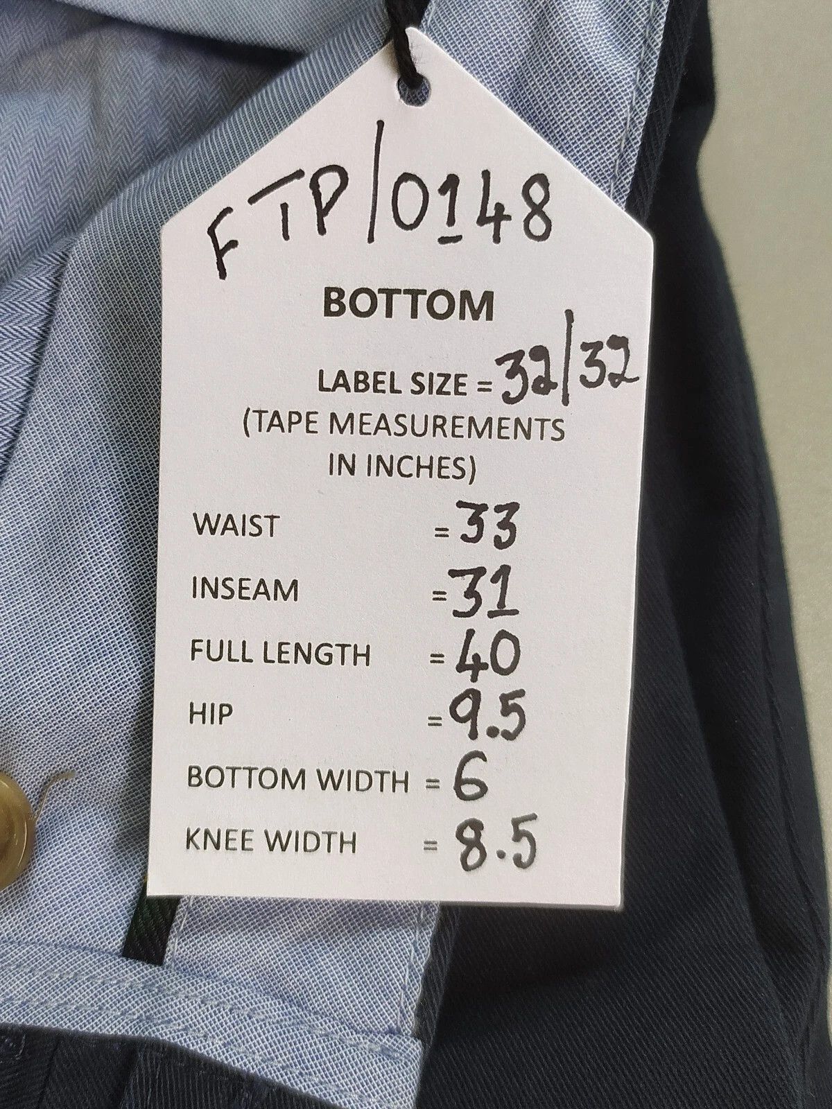 Polo Ralph Lauren Polo Ralph Lauren Stretch Slim Fit Chino Trouser FTP 0148 Size US 32 / EU 48 - 11 Thumbnail