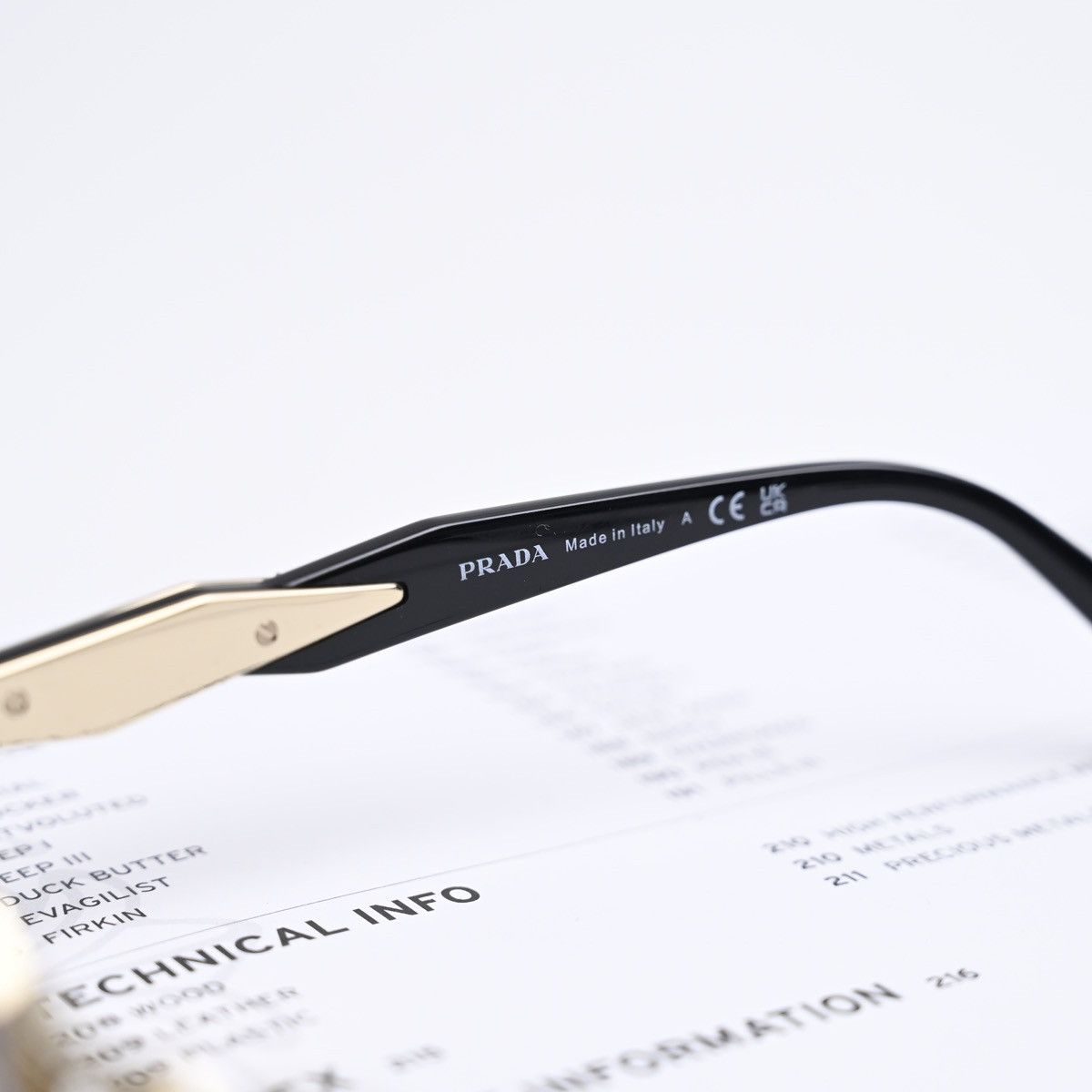Prada PRADA 0PR 65ZS SUNGLASSES Size ONE SIZE - 6 Thumbnail