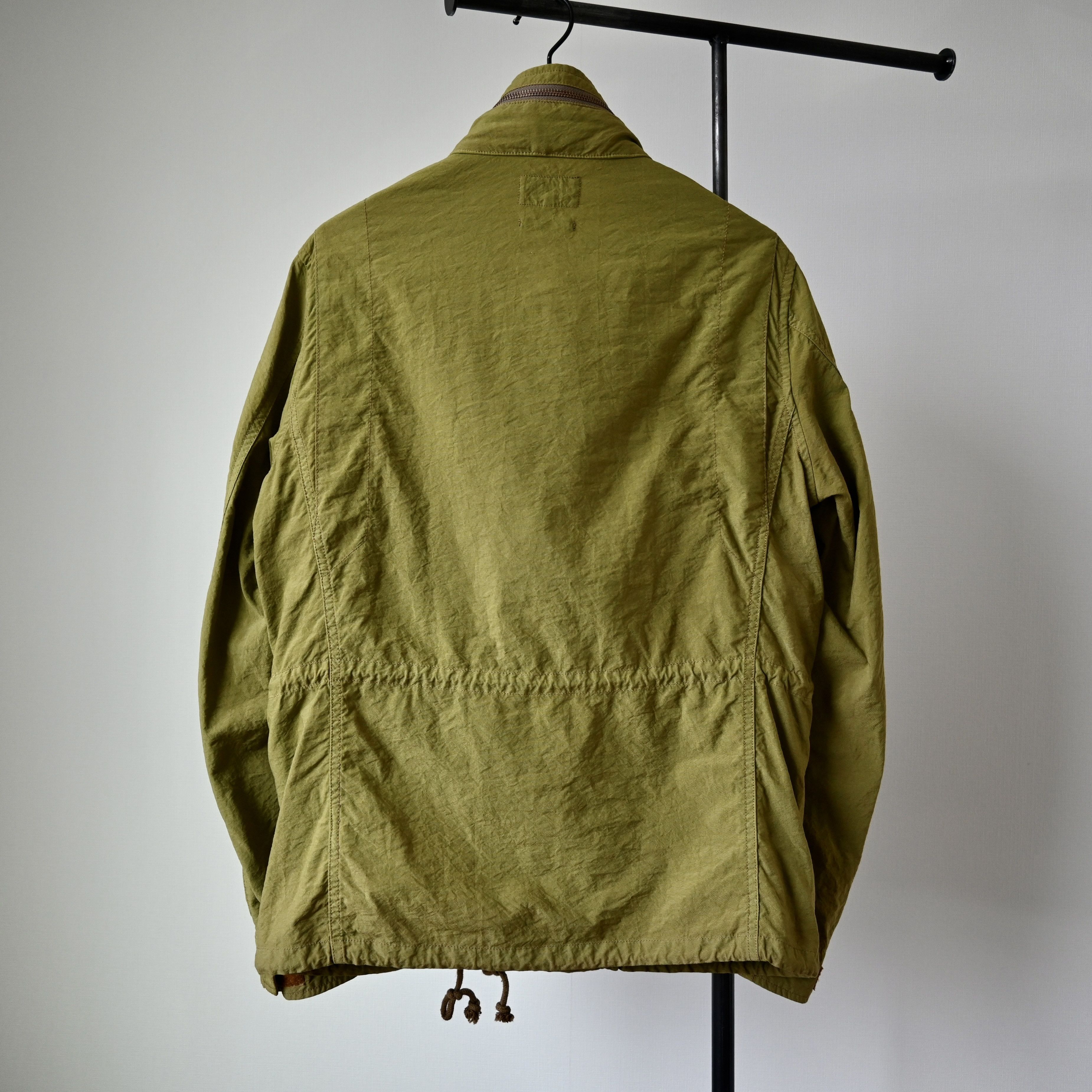 Beams Plus BEAMS Plus nylon shell M/65 type jacket, yellow olive Size US M / EU 48-50 / 2 - 3 Thumbnail