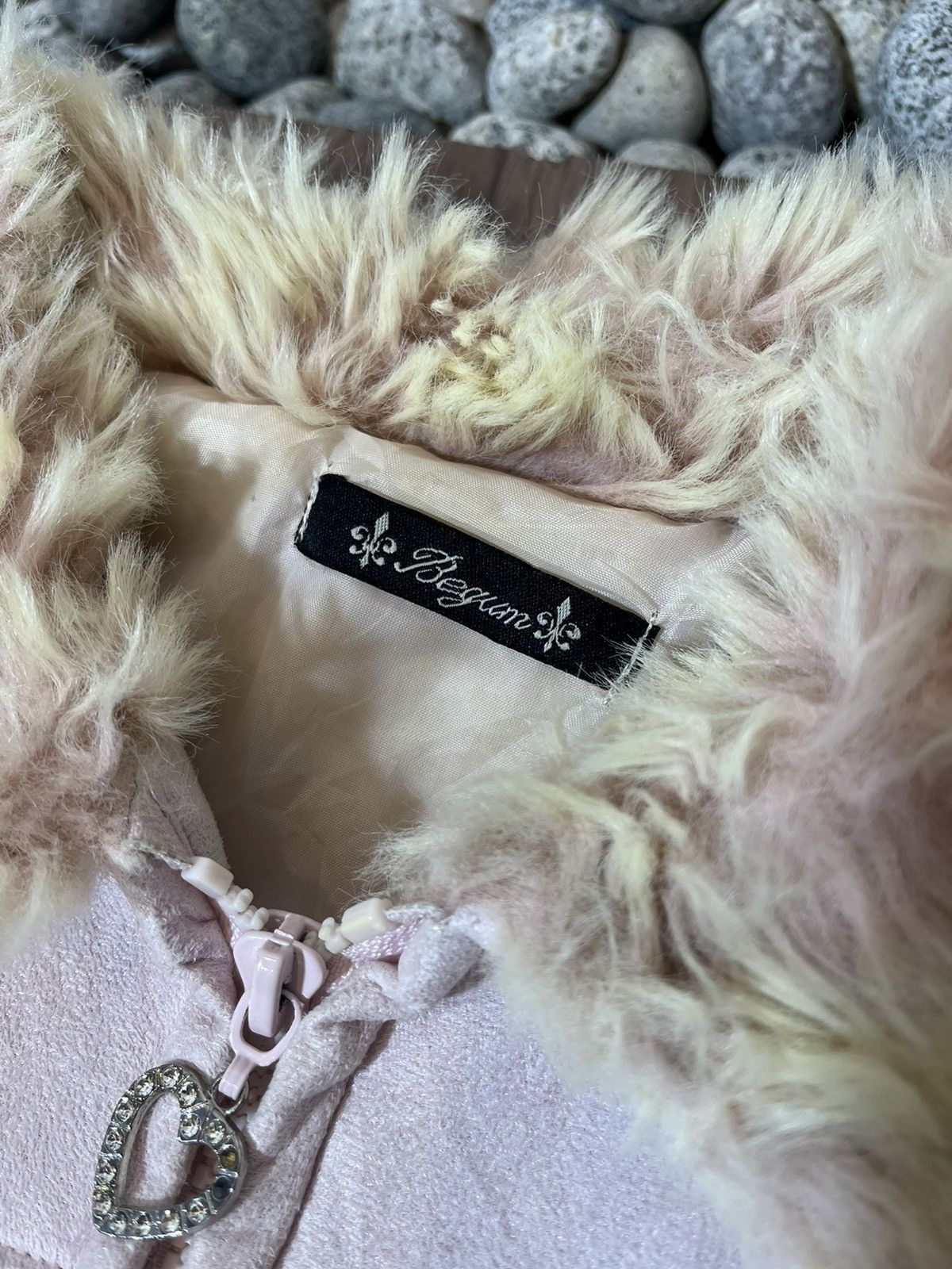 Hysteric Glamour × If Six Was Nine × Japanese Brand Begum Japan Candy Fur Collar Suede Jacket Size US L / EU 52-54 / 3 - 6 Thumbnail