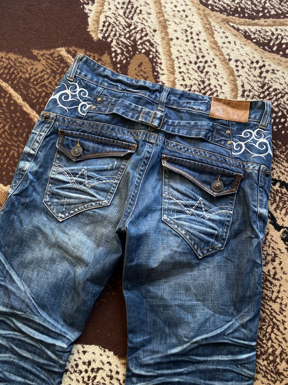 Hysteric Glamour Osaka Big Train Buckle Back Jeans Size US 34 / EU 50 - 5 Thumbnail