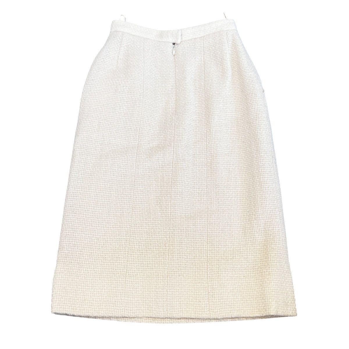 Chanel CHANEL 1986 White Tweed Jacket & Skirt Set-Up 36 Size XS / US 0-2 / IT 36-38 - 10 Thumbnail