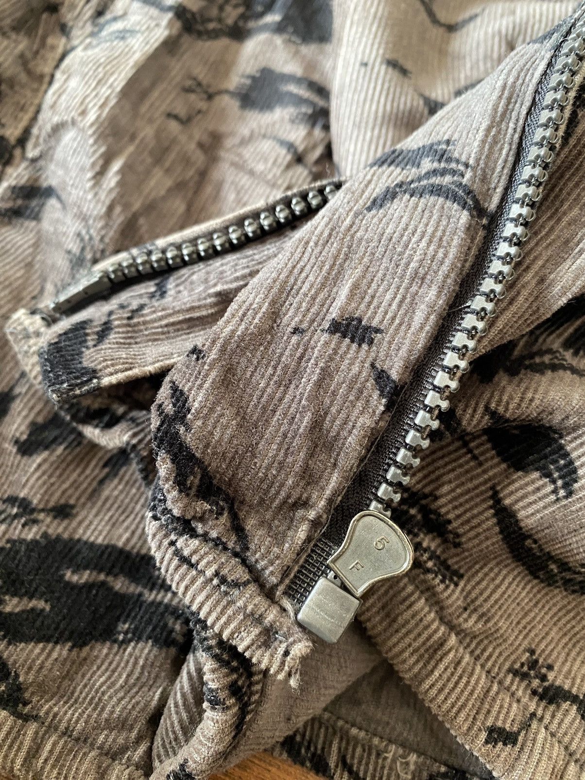 If Six Was Nine Y2k IMPALA CORDUROY ZIPPER LONG SHIRT Size US L / EU 52-54 / 3 - 15 Thumbnail