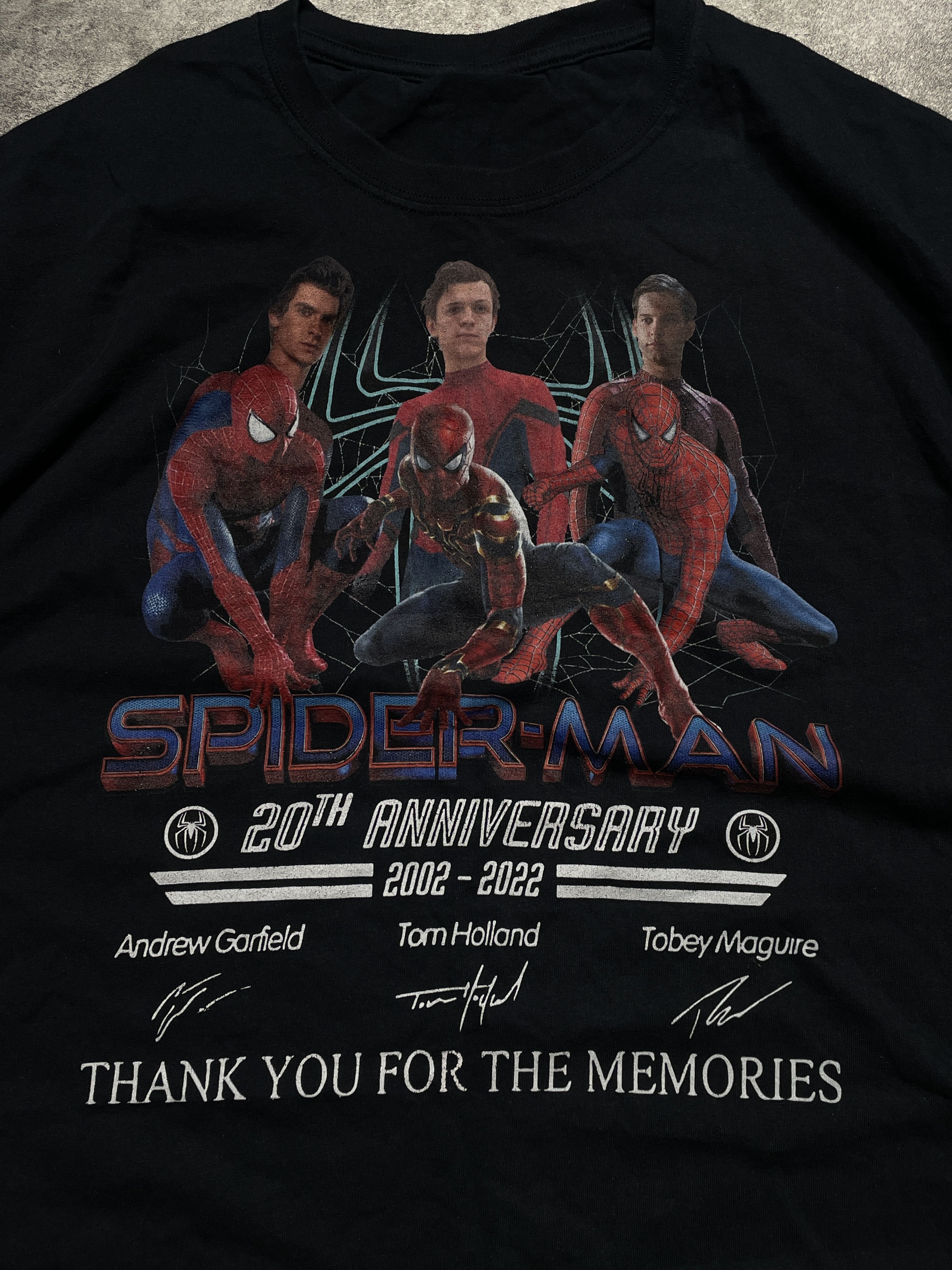 Other !RARE! Spiderman 20th Anniversary Tee T-Shirt Boxy Fit Wide Size US XXL / EU 58 / 5 - 3 Thumbnail