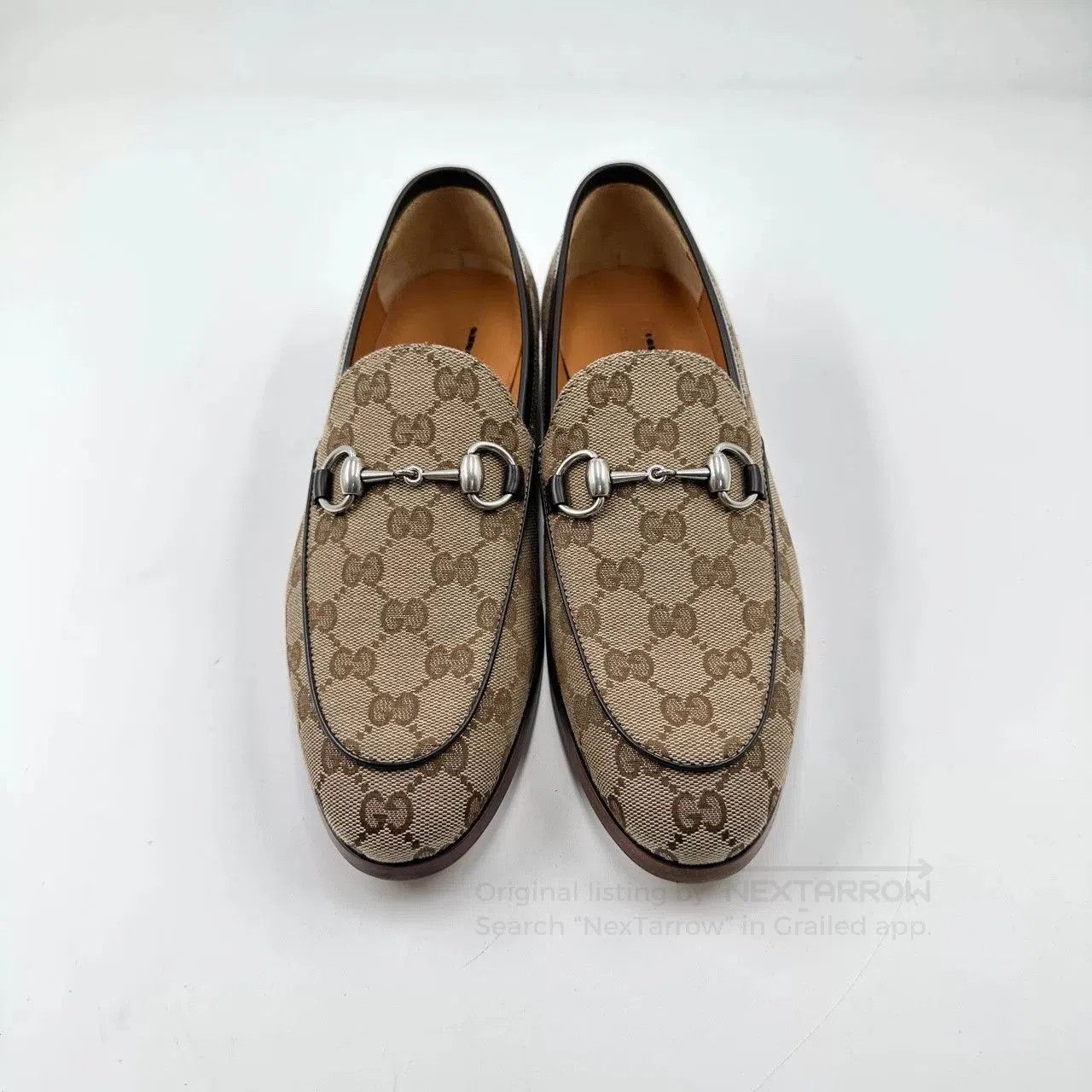 Gucci Gucci Monogram Round-Toe Loafers. Size US 6 / EU 39 - 2 Thumbnail