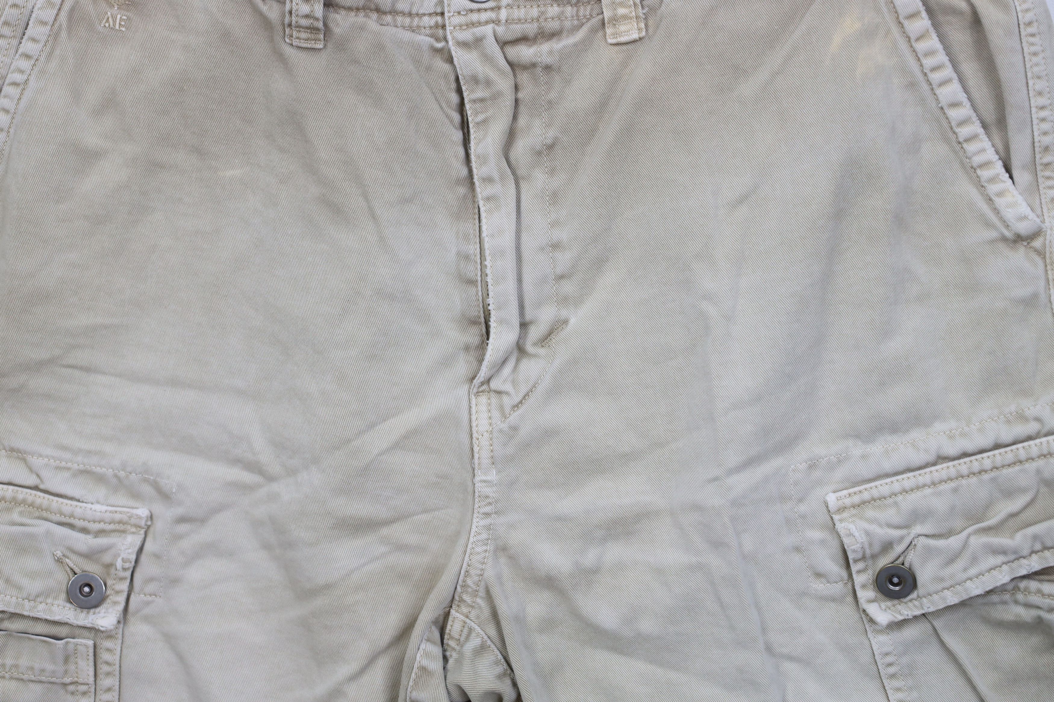 American Eagle Outfitters Vintage 90s Y2K American Eagle Outfitters Cargo Shorts Size US 33 - 3 Thumbnail