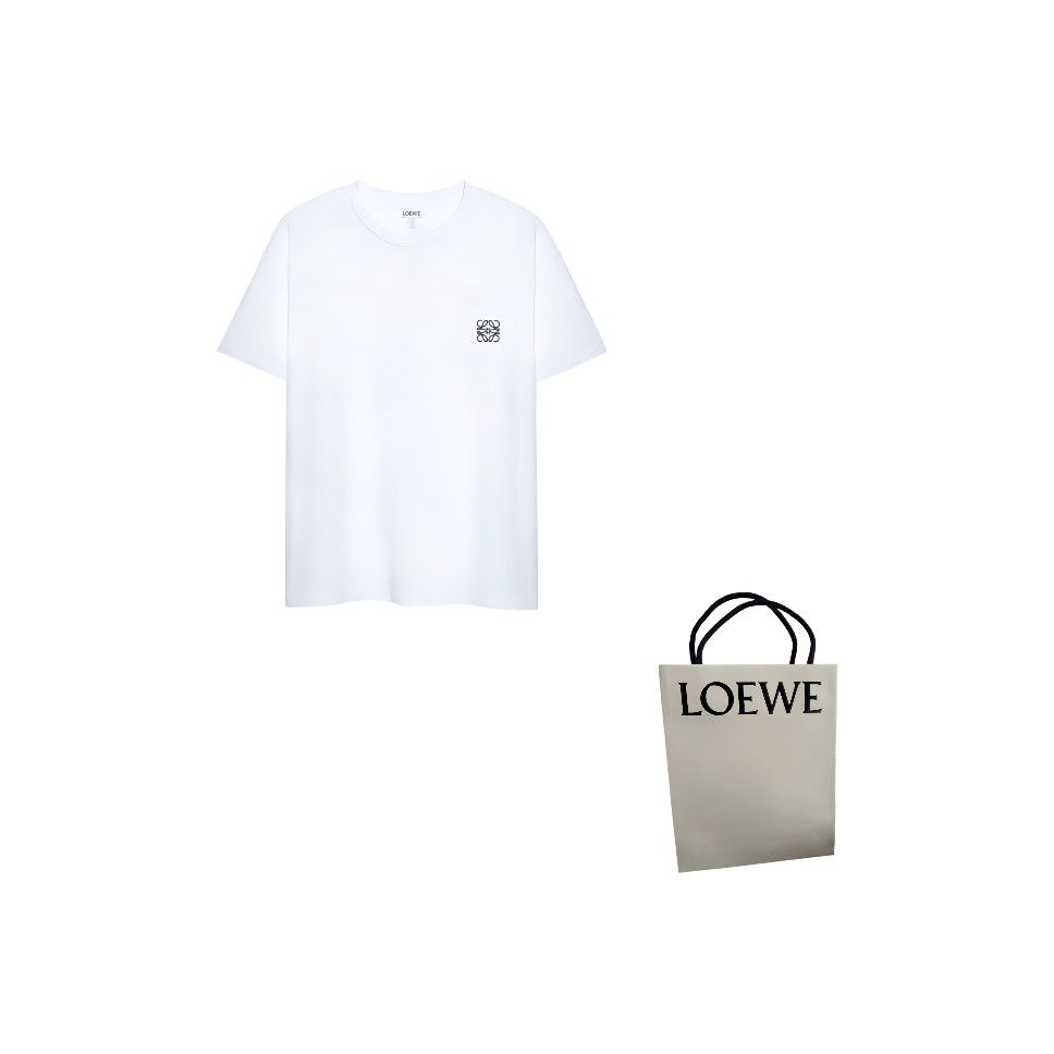 Loewe LOEWE Logo Embroidered T-Shirt Size S Size US S / EU 44-46 / 1 - 1 Thumbnail