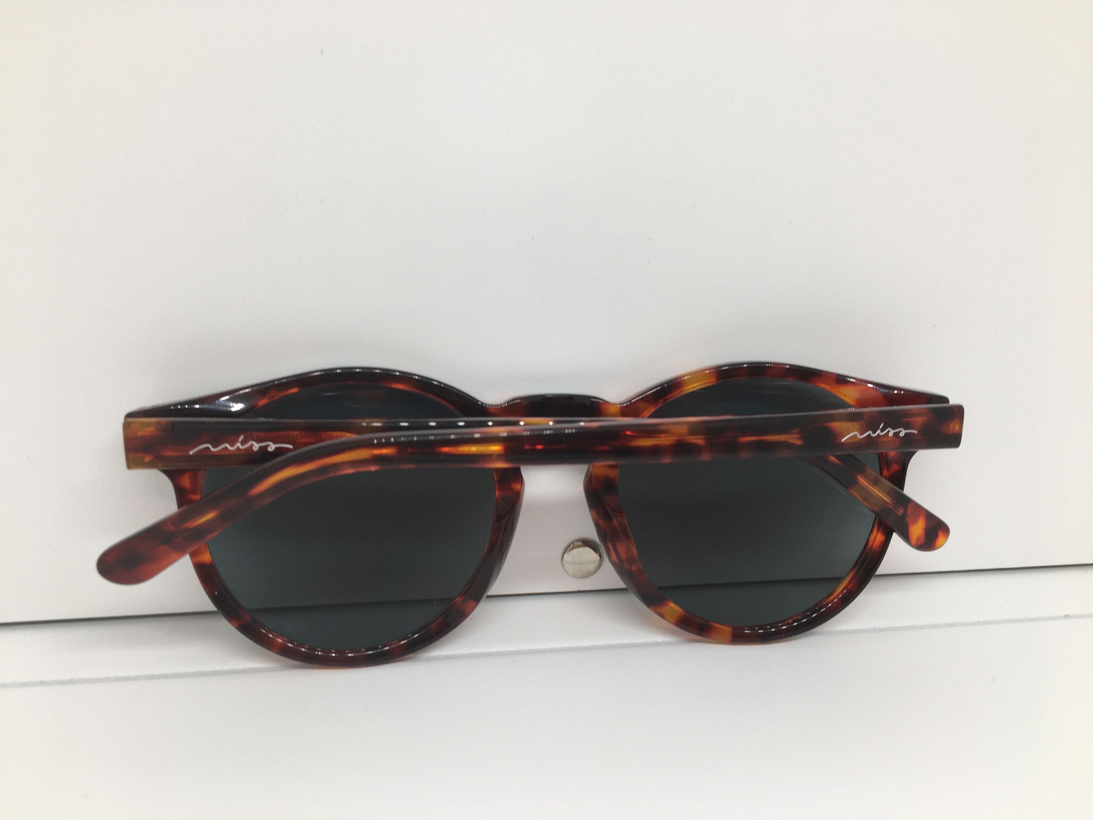 Vintage Handmade Tortoise Missislove Sunglasses Frame Size ONE SIZE - 8 Thumbnail