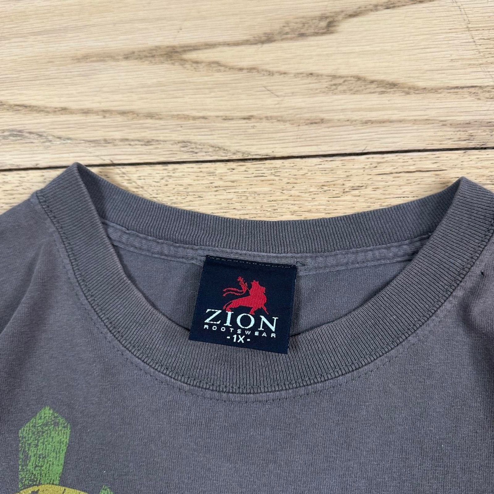 Vintage × Zion Rootswear Vintage Bob Marley T-shirt Size US XL / EU 56 / 4 - 3 Thumbnail