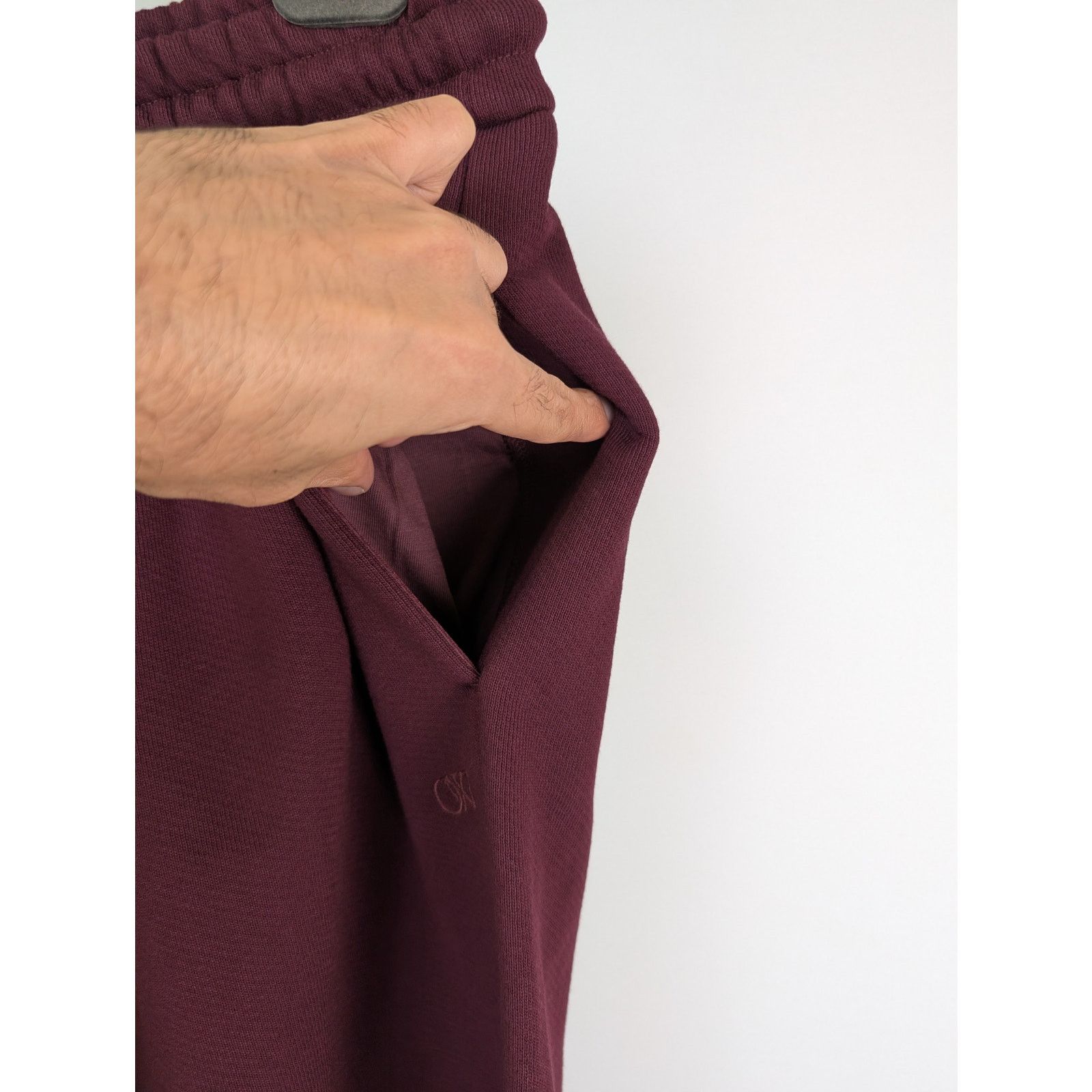 Off-White o1rshd1 Emb Sweatpants Fig Fig in Maroon Size US 36 / EU 52 - 6 Thumbnail