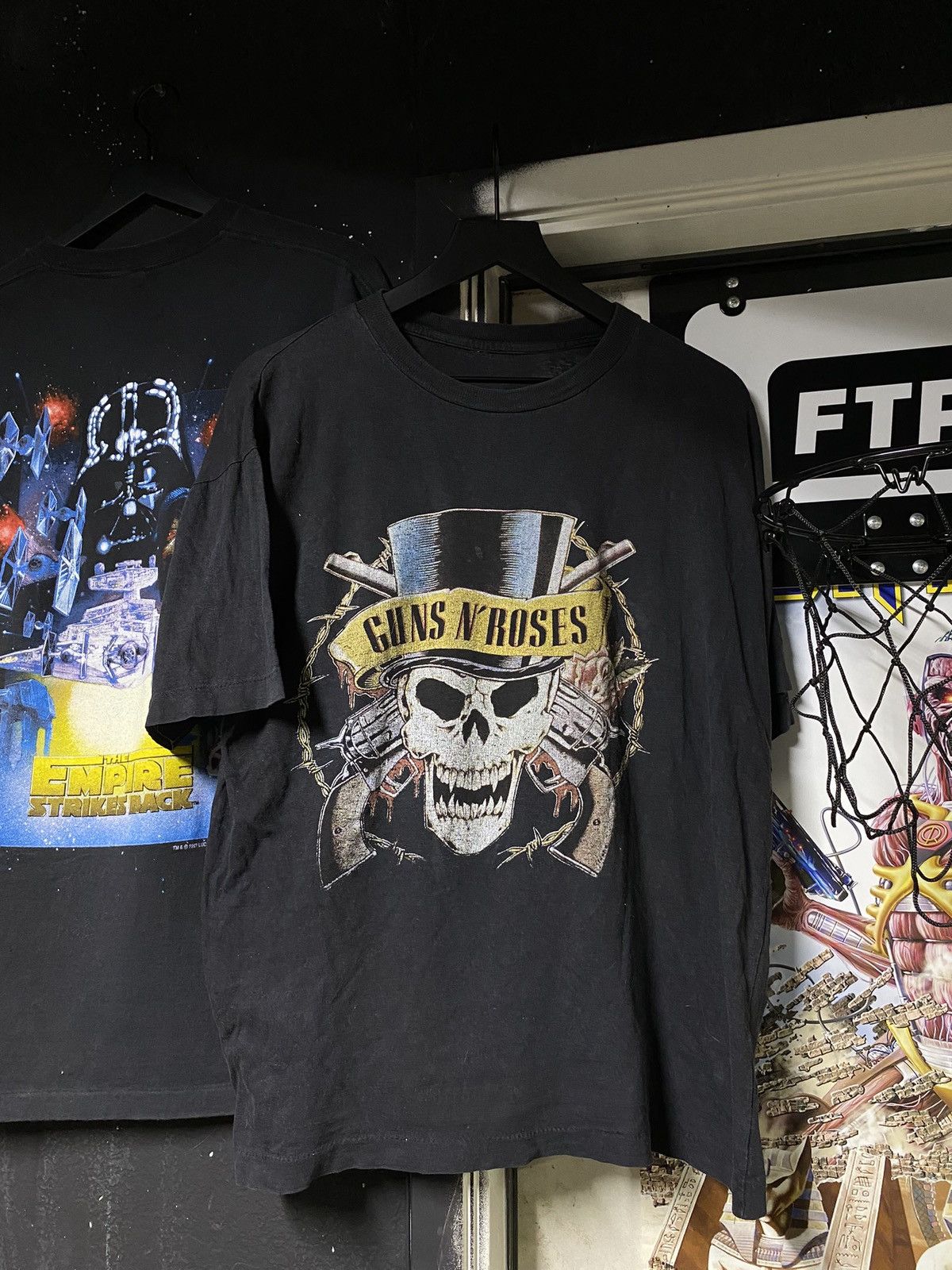 Band Tees × Vintage 90’s Vintage Guns N Roses Band Tee Shirt Medium Size US M / EU 48-50 / 2 - 1 Thumbnail