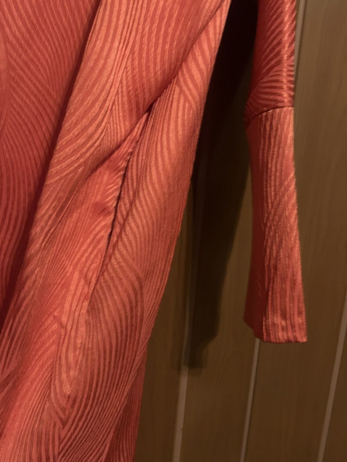 Other Natori Scroll Jacquard Dress WITH POCKETS Coral Size XL / US 12-14 / IT 48-50 - 8 Thumbnail