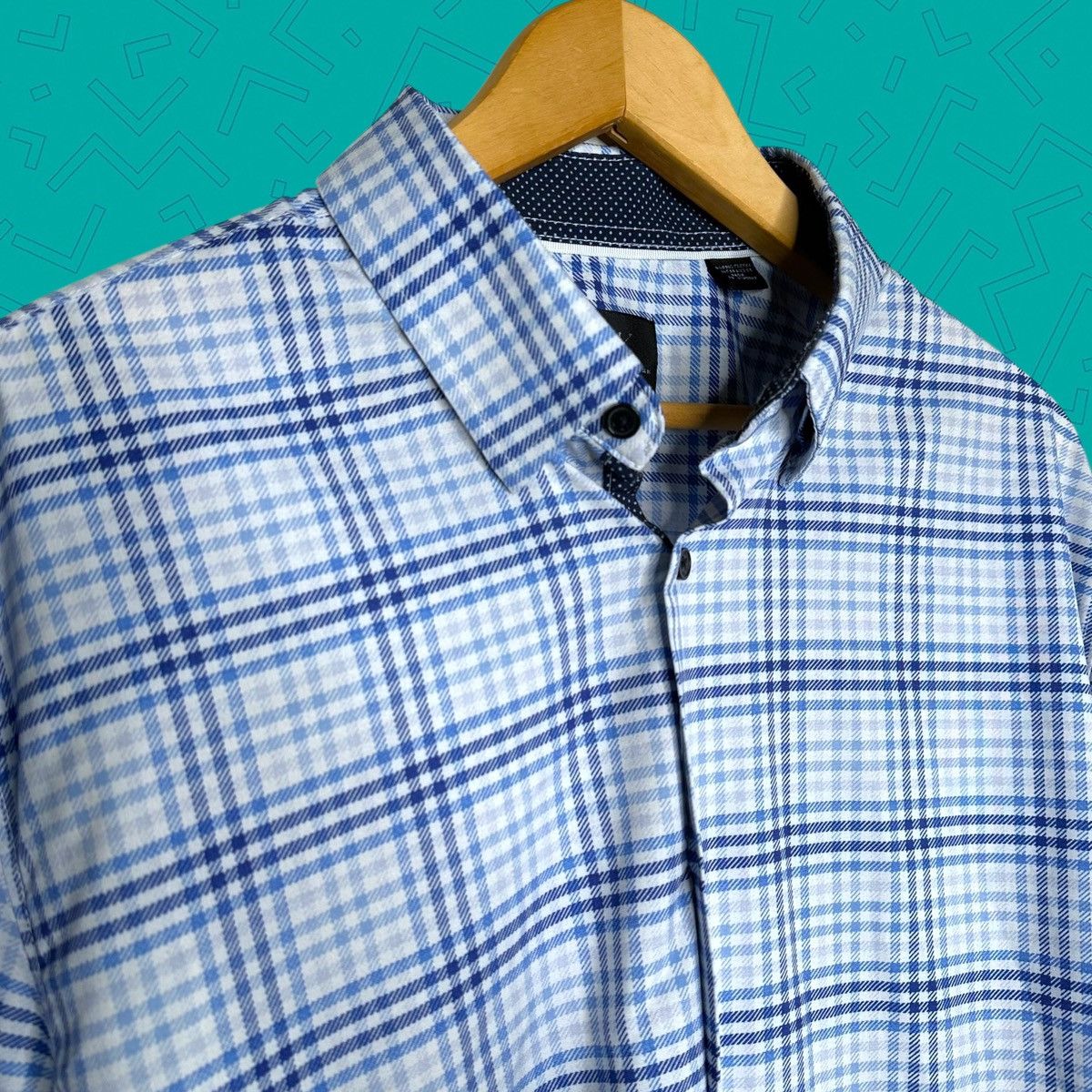 W.R.K. WRK 4 Way Stretch Button Down Shirt Size US L / EU 52-54 / 3 - 1 Thumbnail