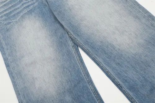 VIBE Men's American Street Retro Washed Gradient Jeans Size US 34 / EU 50 - 5 Thumbnail