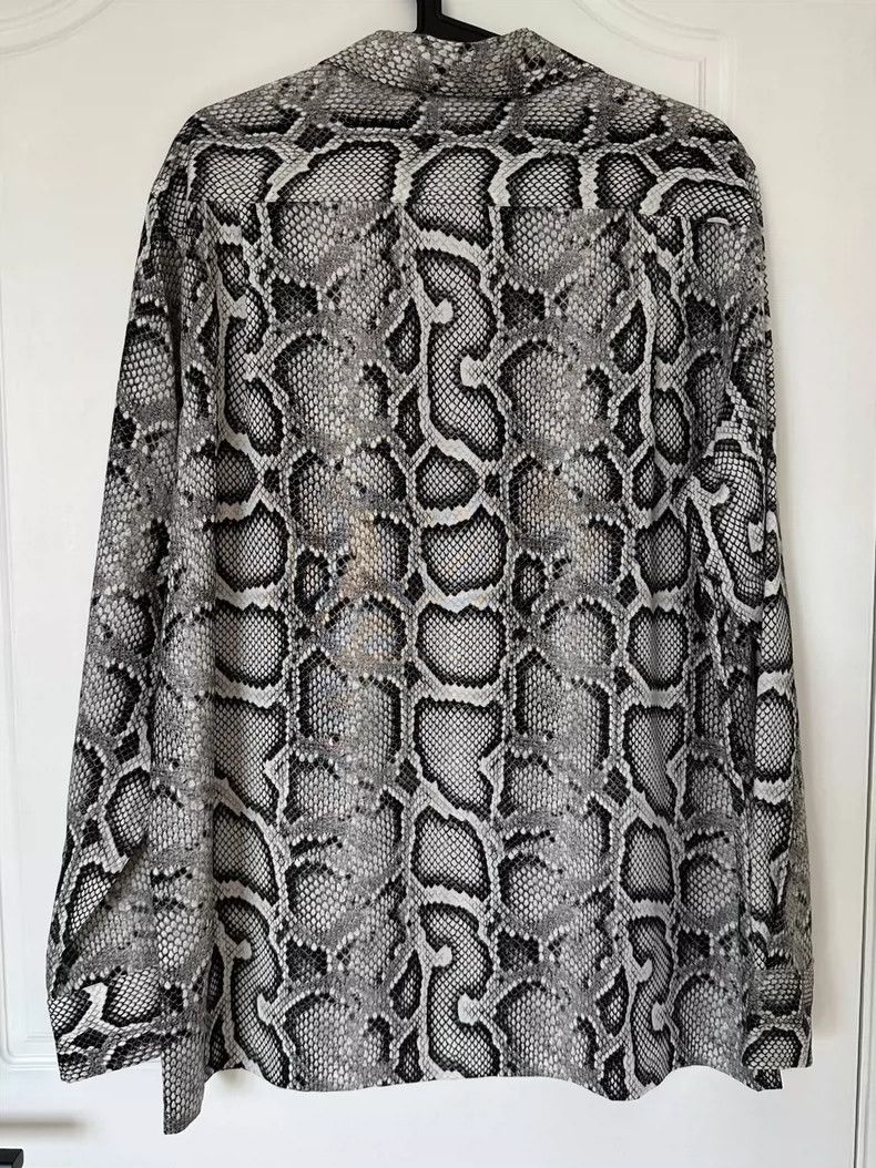 Wacko Maria Wacko maria Snake Print Shirt Long Sleeve Jacket Japanese Size US M / EU 48-50 / 2 - 2 Thumbnail