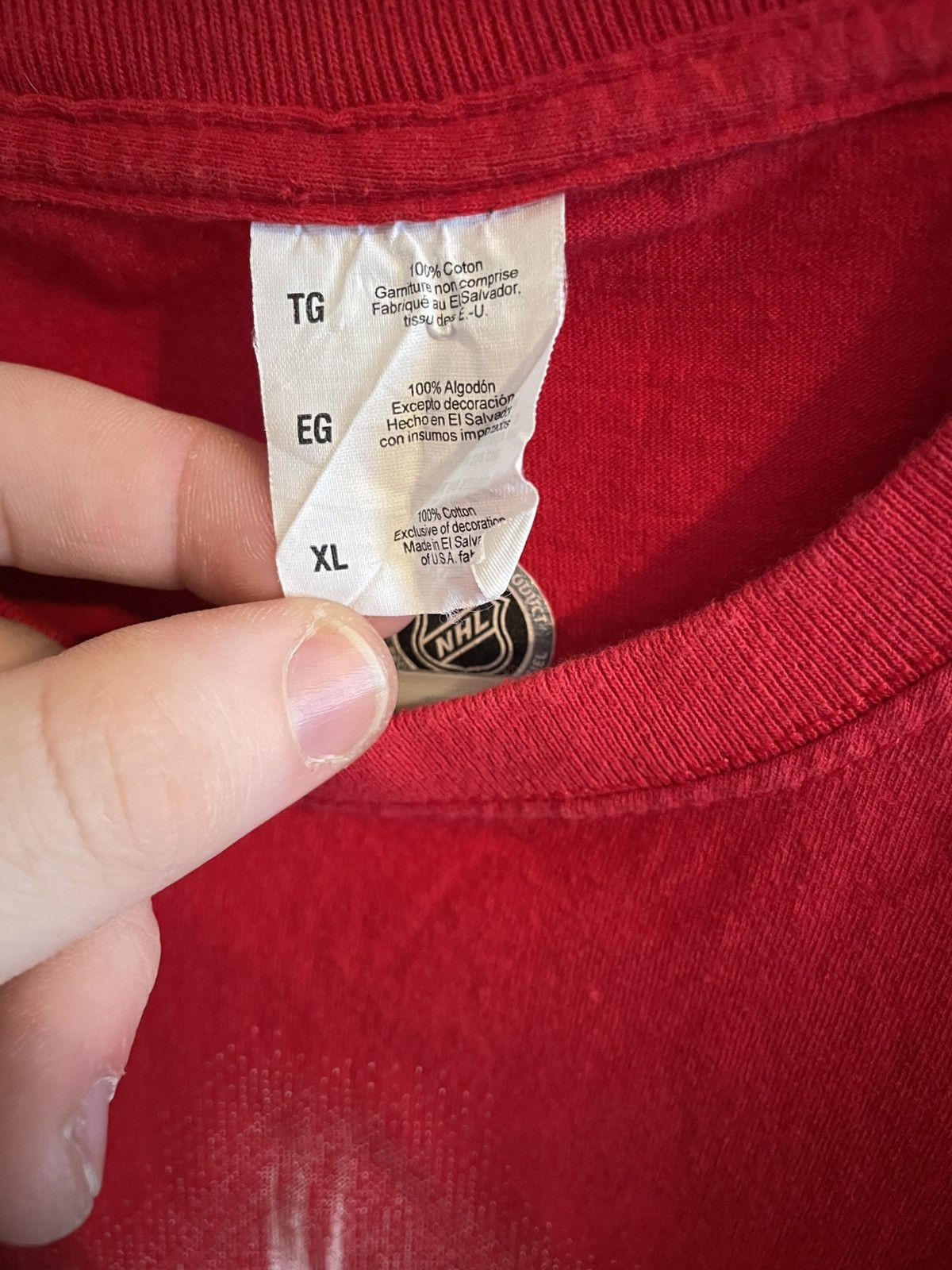NHL Detroit Red Wings Tee Size US XL / EU 56 / 4 - 3 Thumbnail
