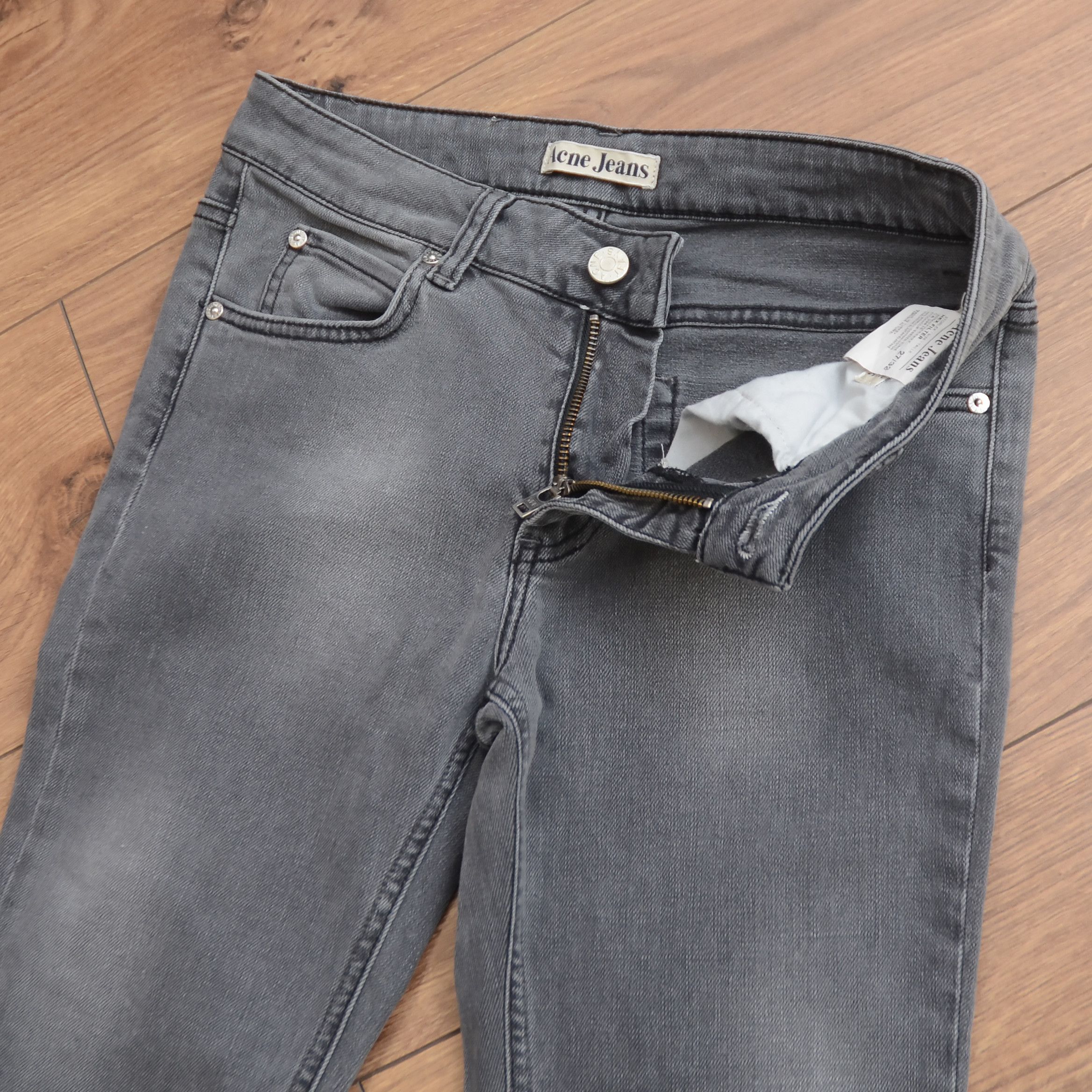 Acne Studios ACNE Studio Hex Filter Jeans Slim Fit Whiskers Faded Y2K Size 27" / US 4 / IT 40 - 10 Thumbnail