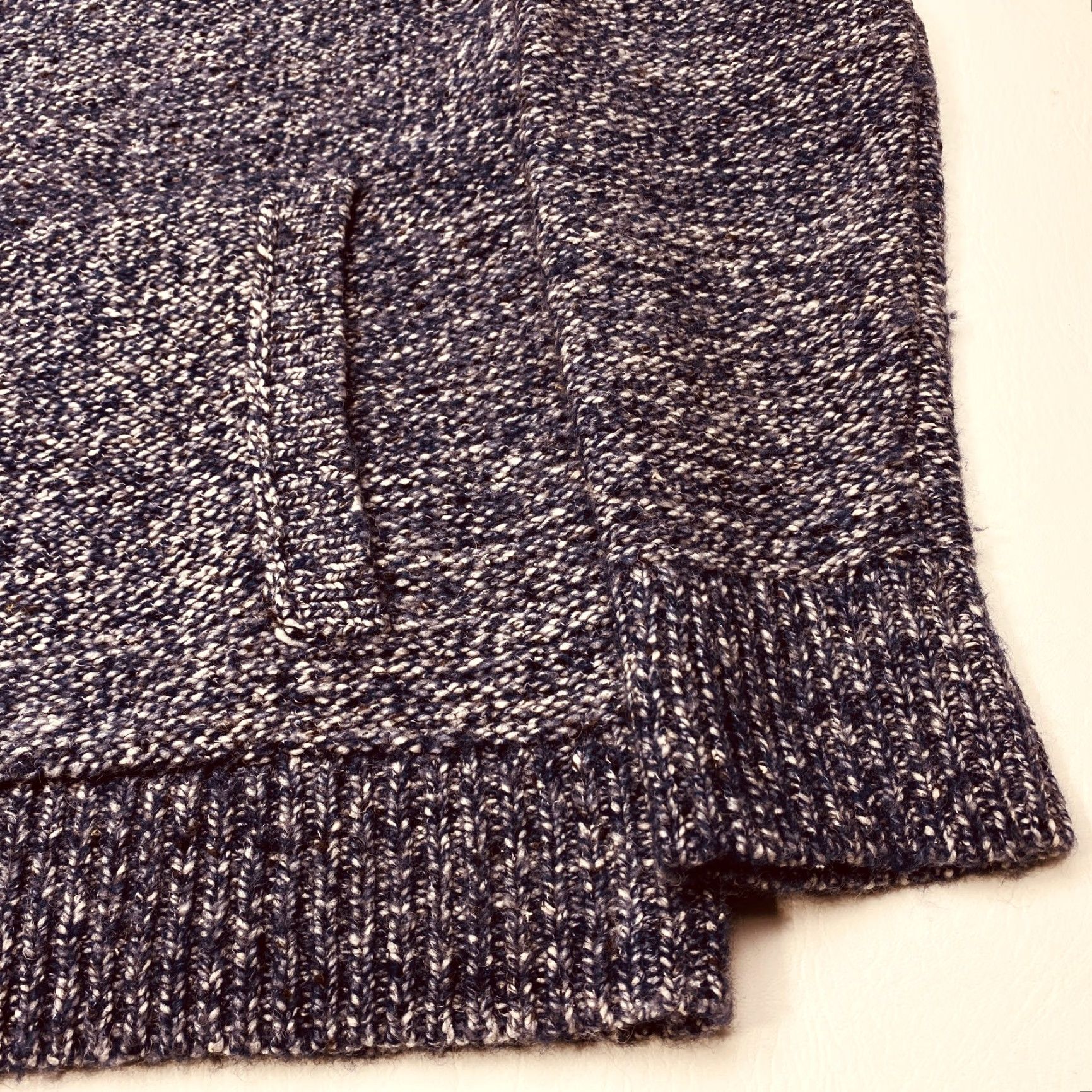 Banana Republic VINTAGE Banana Republic Cardigan Wool Blend Sweater Mens Large Blue Speck Full Zip 7877 Size US L / EU 52-54 / 3 - 4 Thumbnail