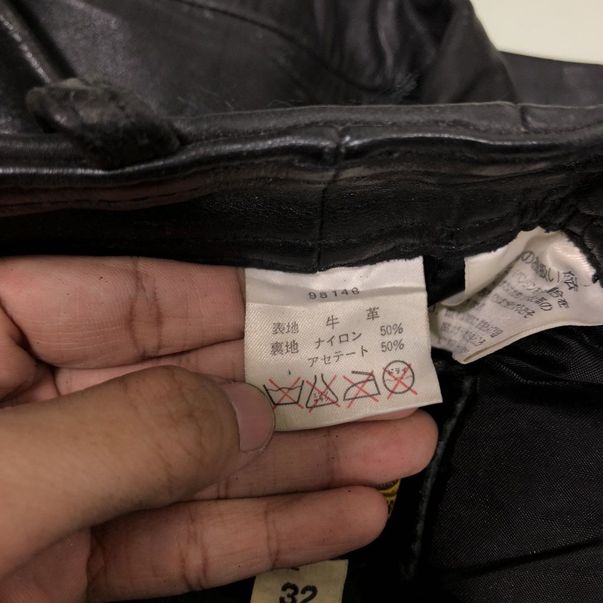 Genuine Leather 🔥Rare Vintage 70’s Genuine Leather Pants Harley Davidson Size US 30 / EU 46 - 12 Thumbnail