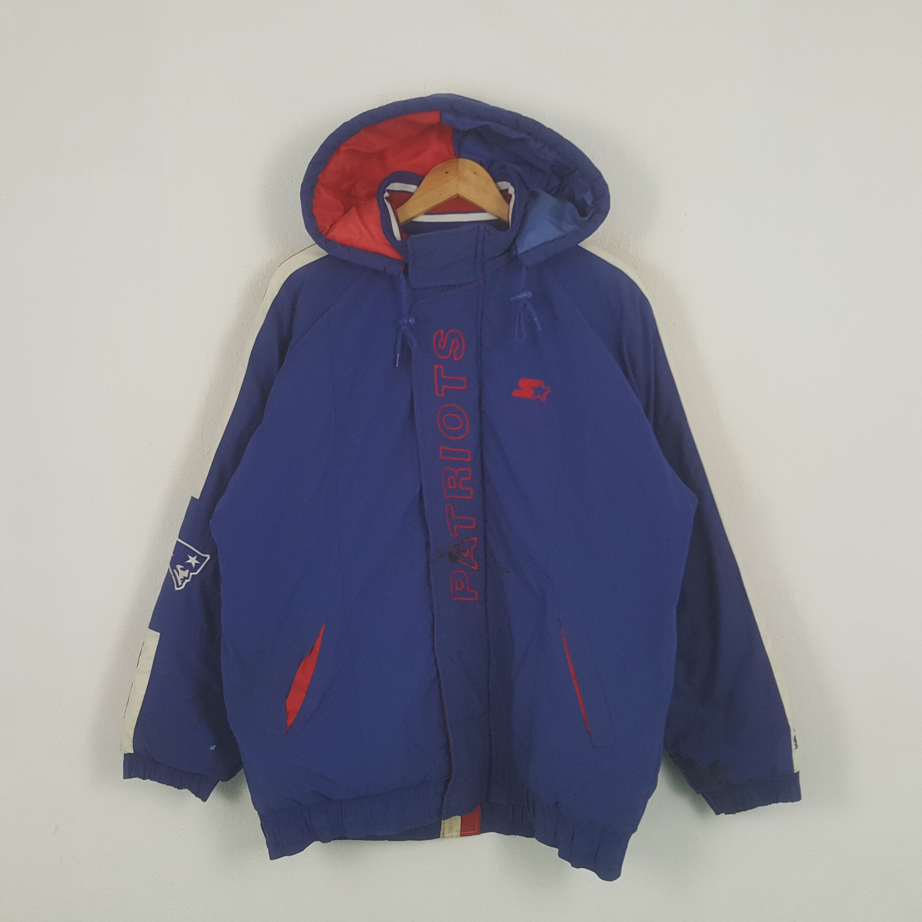 Vintage Patroits NFL American Football Team Hoodies Jacket