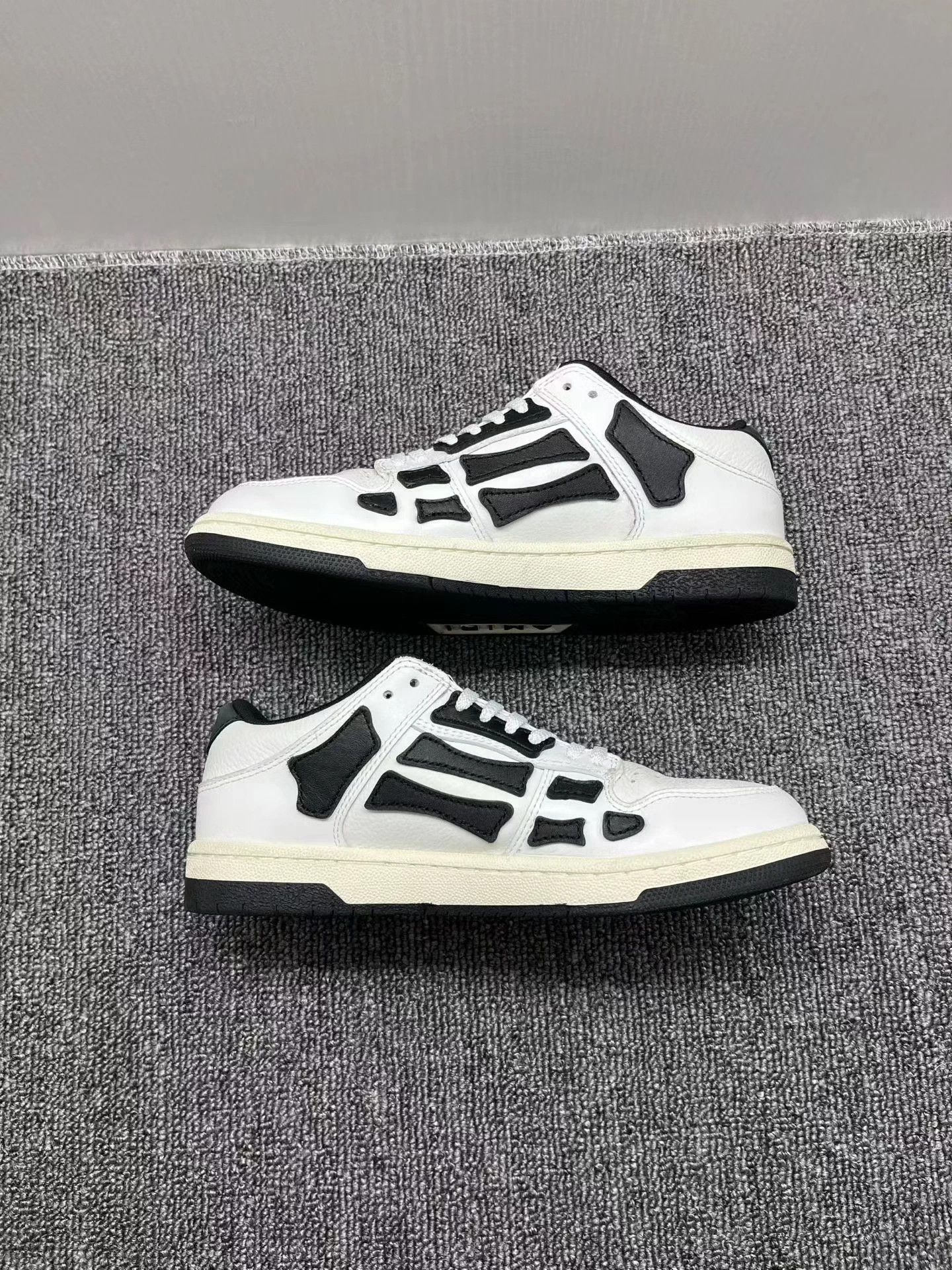 Amiri Amiri Bone Shoes Black/White EUR 37 Size US 7 / IT 37 - 5 Thumbnail