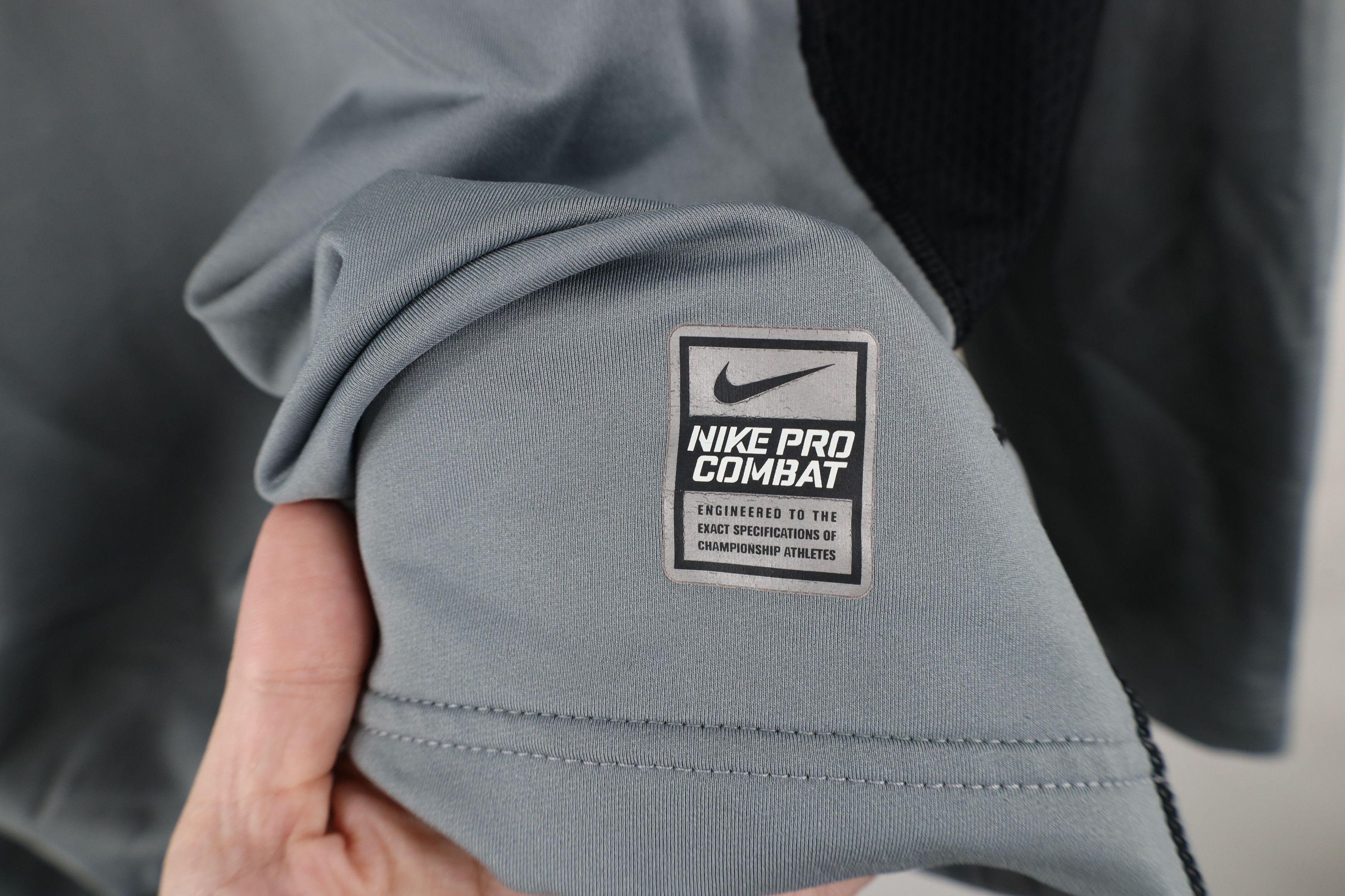 Nike × Vintage Nike Pro Combat Hyperwarm Half Zip Fleece Lined Pullover Top Size US M / EU 48-50 / 2 - 4 Thumbnail