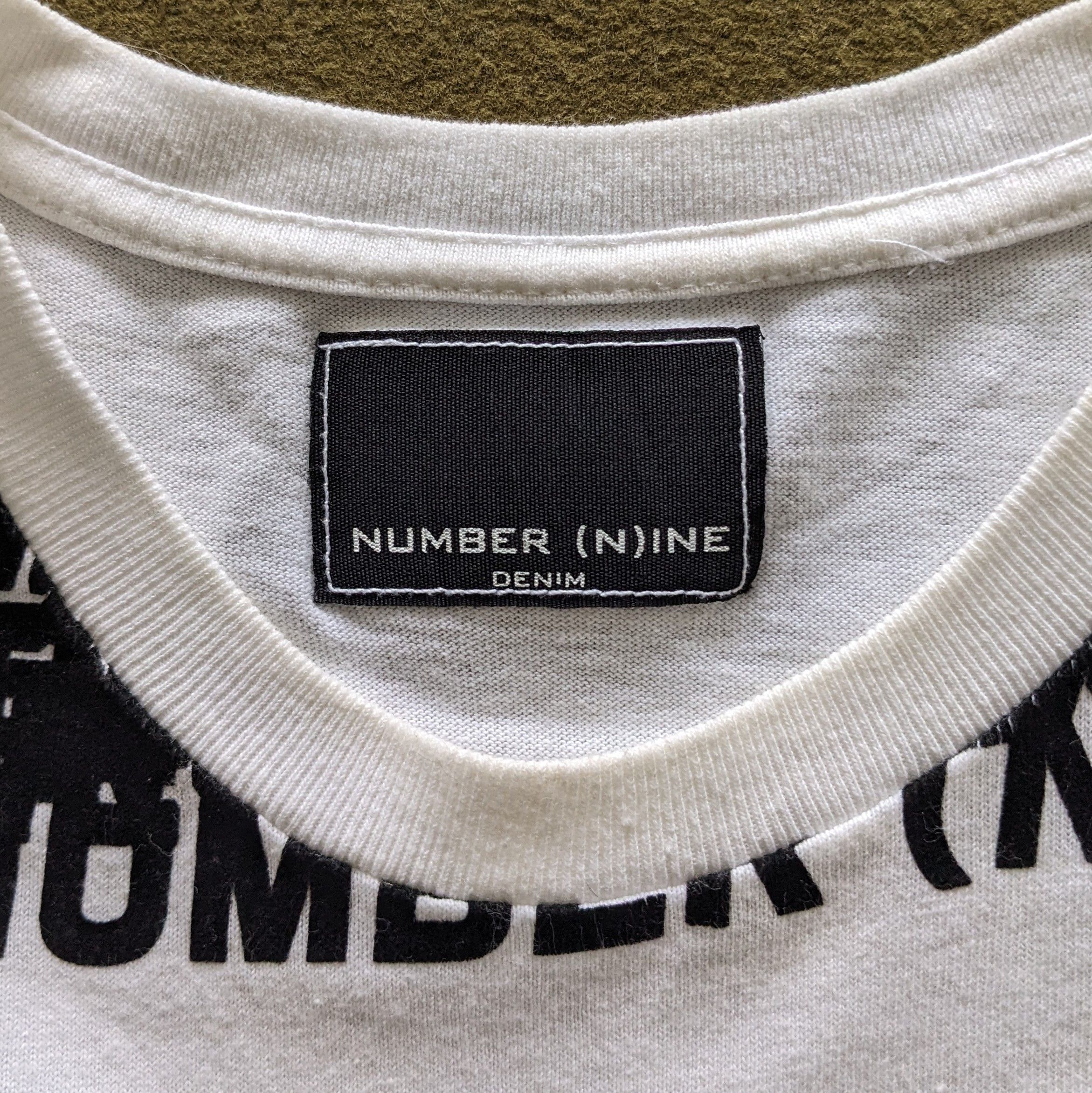 Number (N)ine Vintage NUMBER (N)INE Japanese Brand Custom T-shirt Size US M / EU 48-50 / 2 - 4 Thumbnail