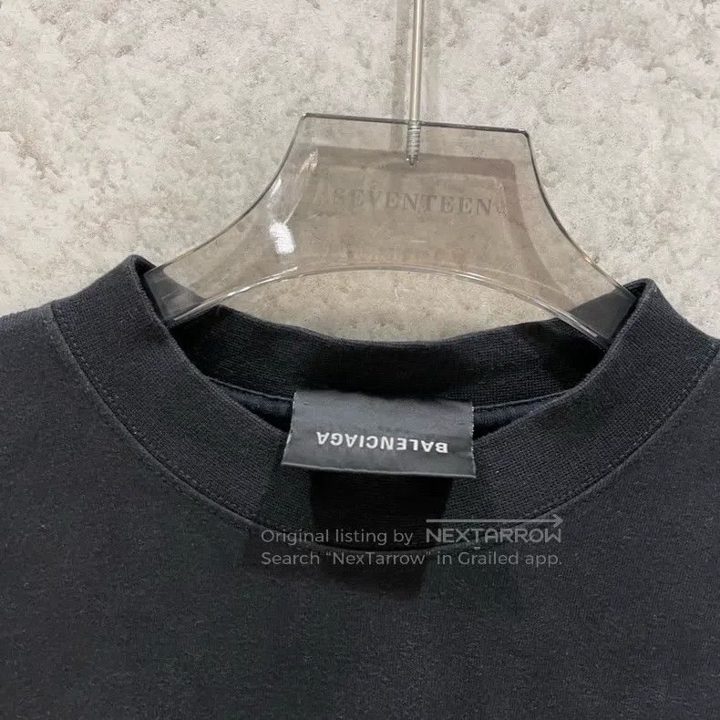Balenciaga Balenciaga Eiffel Tower Polaroid Photo Black Short Sleeve Size US S / EU 44-46 / 1 - 3 Thumbnail