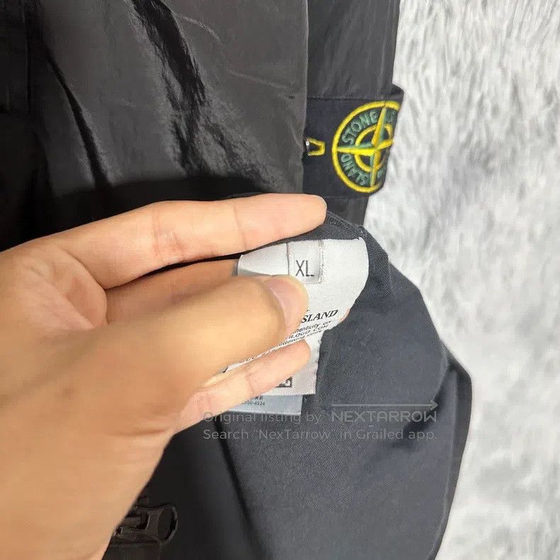Stone Island Stone Island Metallic Nylon Jacket Blazer Black XL Size Size US XL / EU 56 / 4 - 5 Thumbnail