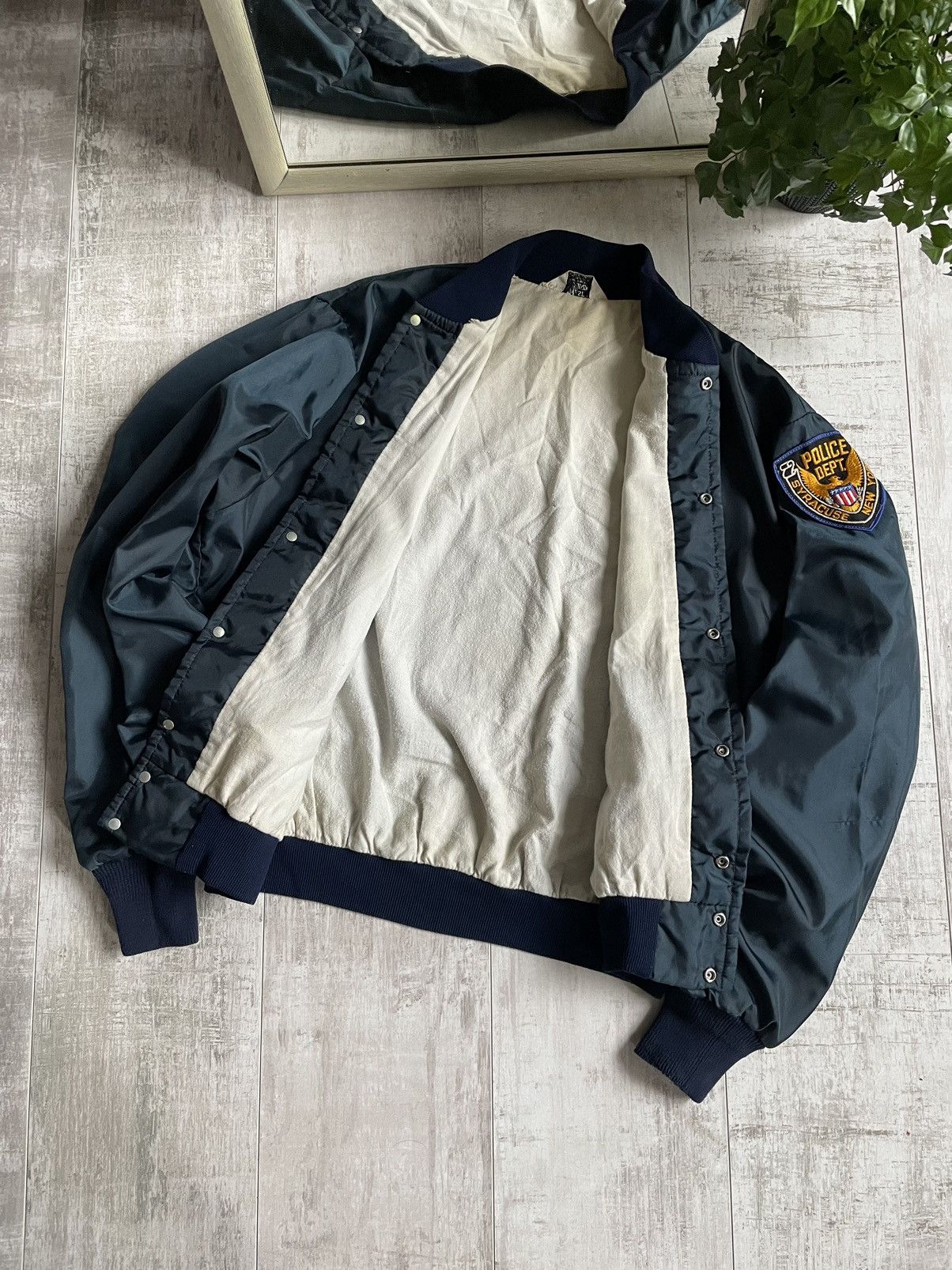 Vintage Police Dept Vintage 70’s Nylon Bomber Syracuse New York RARE Size US M / EU 48-50 / 2 - 7 Thumbnail