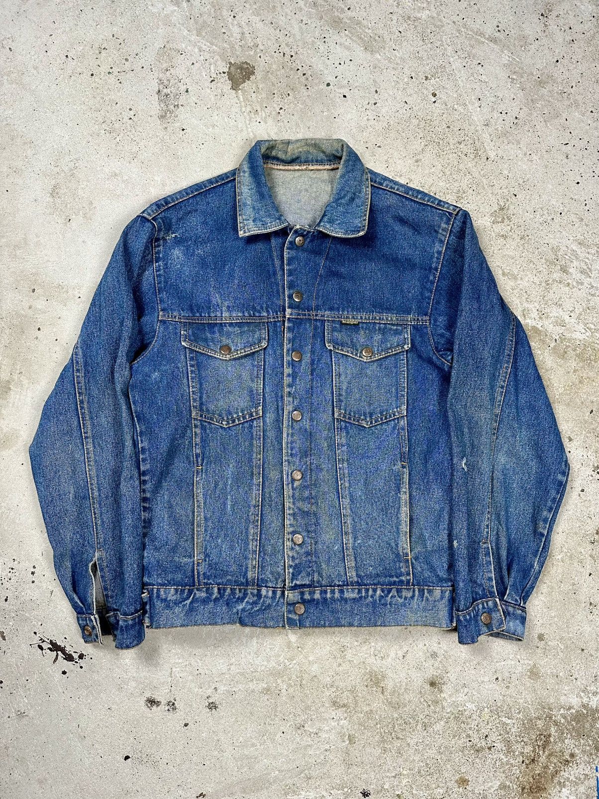 Vintage × Wrangler Vintage 70/80s Wrangler Denim Trucker Jacket Size US M / EU 48-50 / 2 - 1 Thumbnail